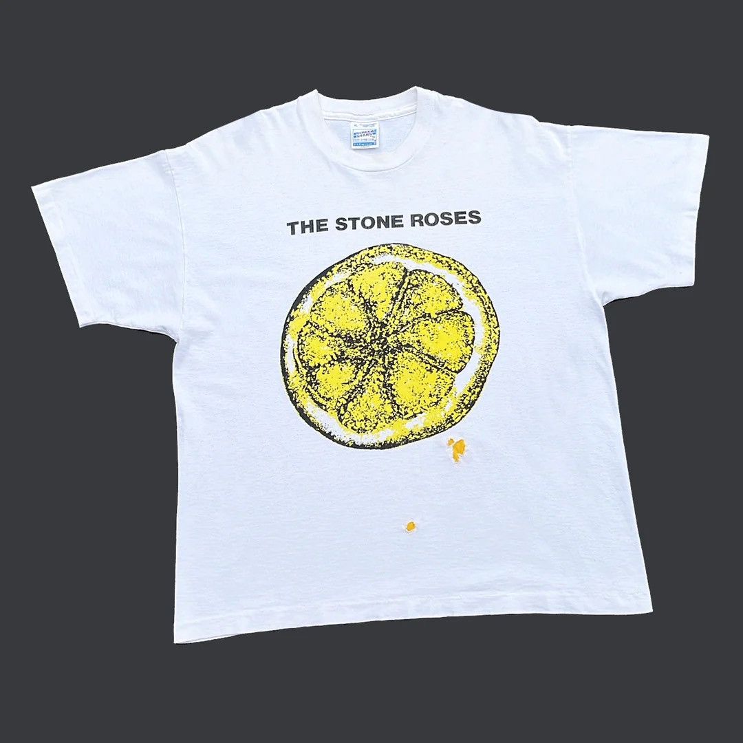 Vintage The Stone Roses 94 90s Vtg OG Second Coming Lemon Band Tee | Grailed