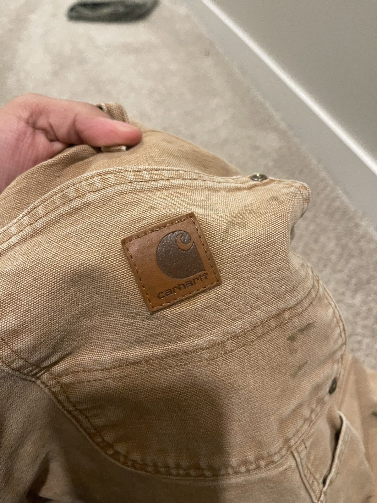 Carhartt × Vintage Carhart beige vintage Size US 33 - 3 Thumbnail