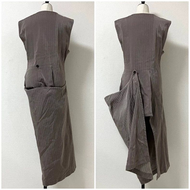 Comme des Garcons Comme des Garcons Grey vintage lace design dress Size M / US 6-8 / IT 42-44 - 2 Thumbnail