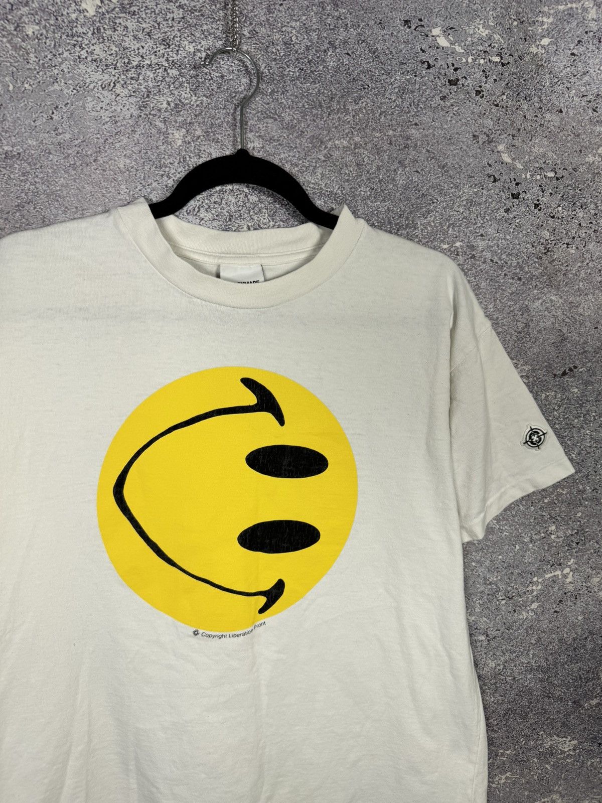 READYMADE READYMADE SMILEY FACE WHITE TEE Size US S / EU 44-46 / 1 - 2 Thumbnail