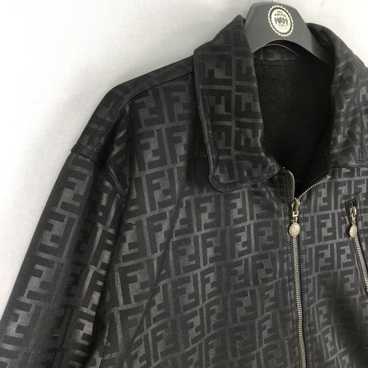 Fendi Vintage 90's Fendi Zucca Monogram Reversible Jacket Size US XL / EU 56 / 4 - 2 Thumbnail