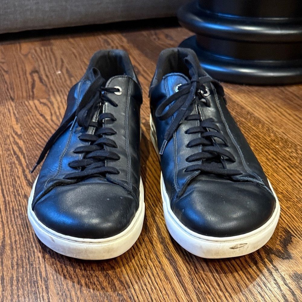 Birkenstock Birkenstock Men's 13/13.5/46L Black Leather Sneakers Size US 13 / EU 46 - 8 Thumbnail