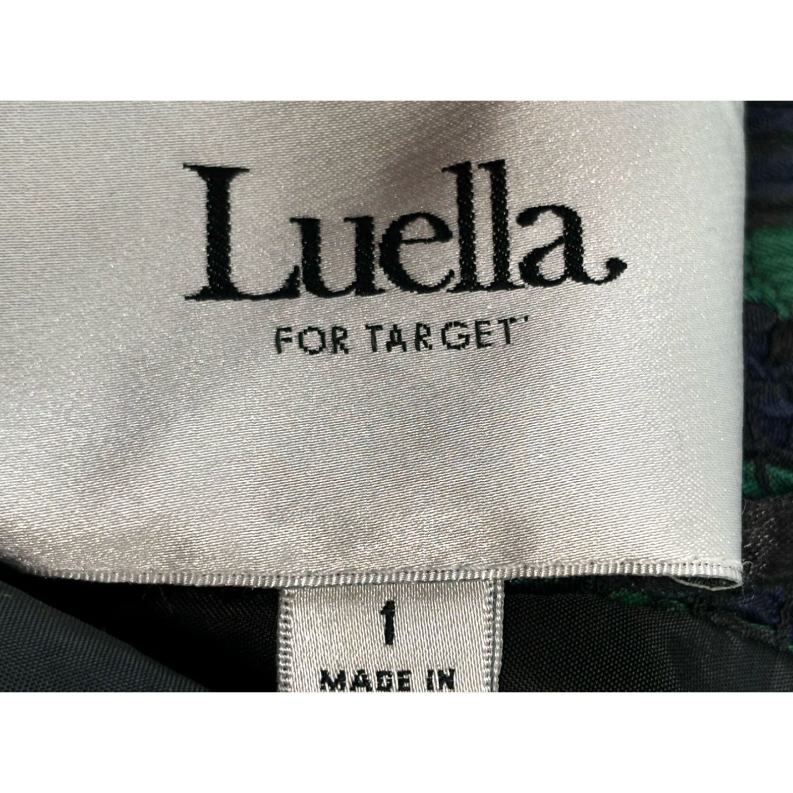 Vintage Luella Bartley for Target Mini Bubble Dress Sz 1 Green Navy Tartan Plaid Emo Size XS / US 0-2 / IT 36-38 - 7 Thumbnail