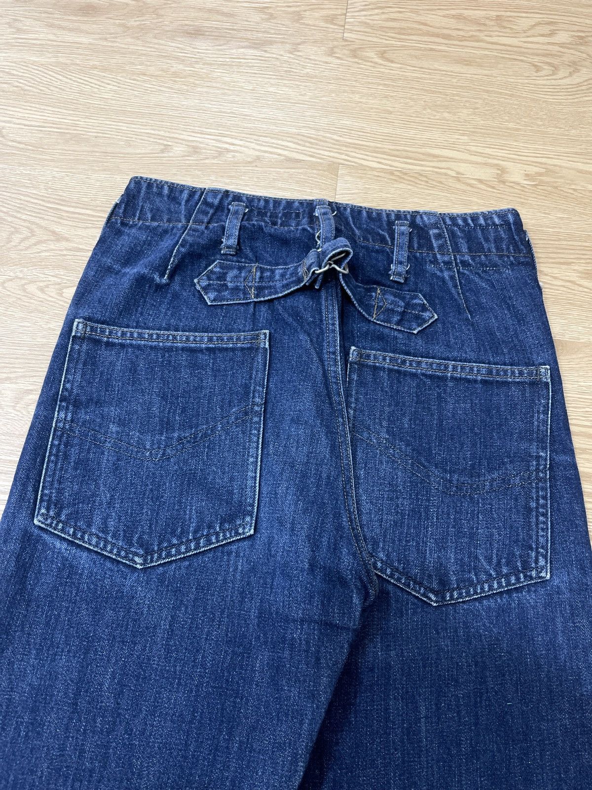 Margaret Howell MHL SELVEDGE PANTS BLUE DENIM Size US 27 - 5 Thumbnail