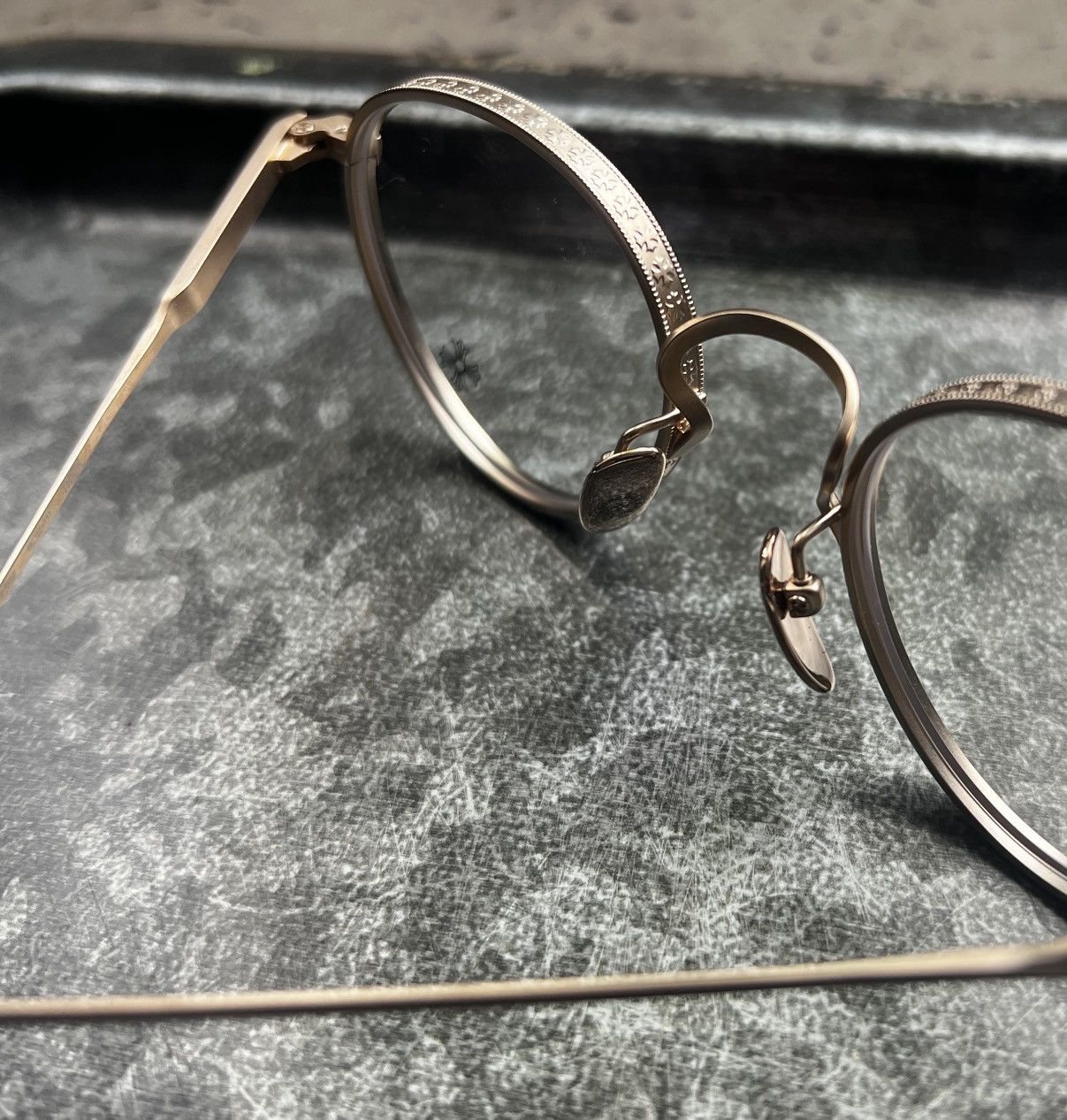 Chrome Hearts Chrome Hearts THICK GOLD PLATED GLASSES Size ONE SIZE - 11 Thumbnail