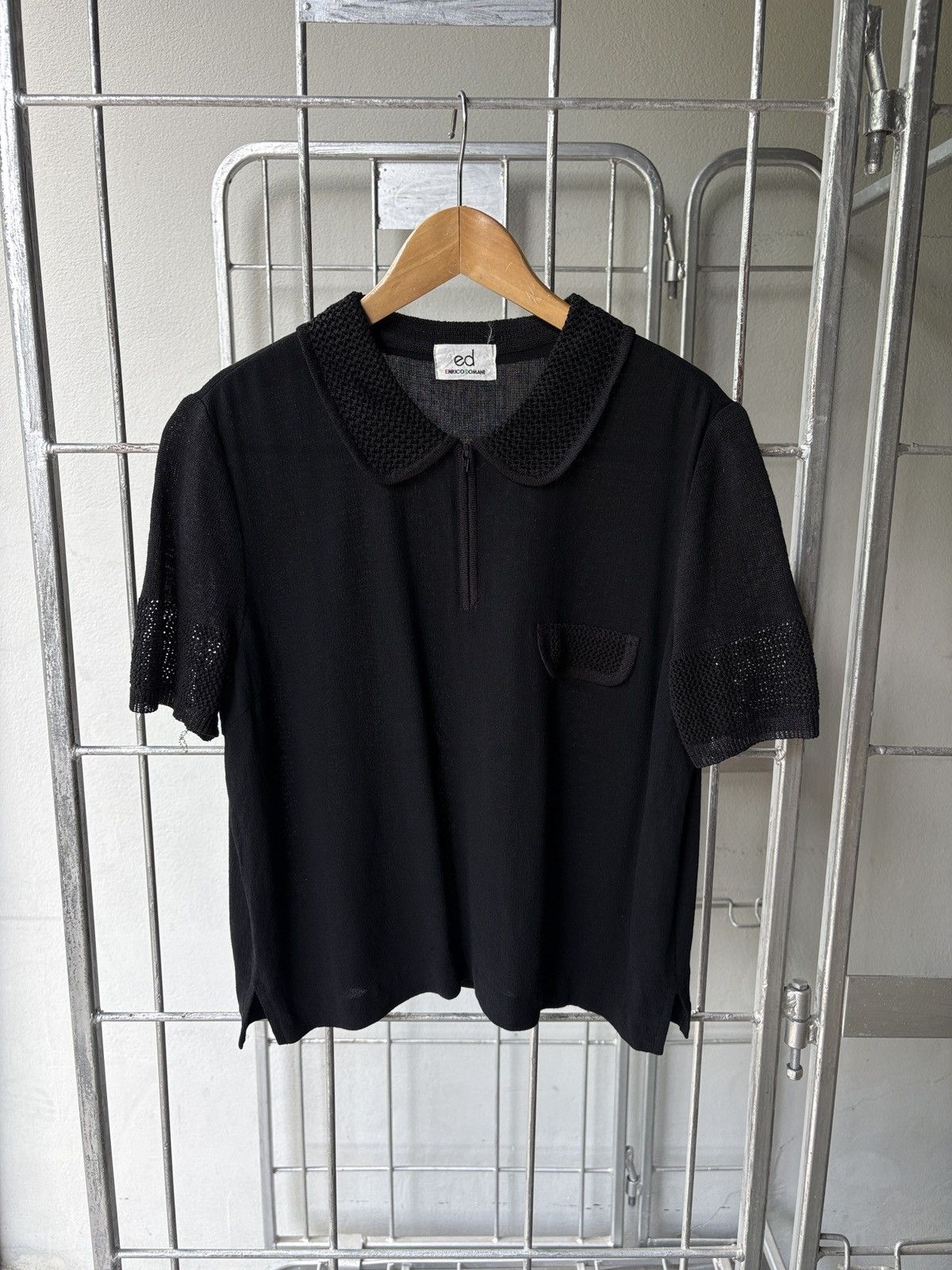 Japanese Brand ed Enrico Domani black top Size M / US 6-8 / IT 42-44 - 1 Thumbnail