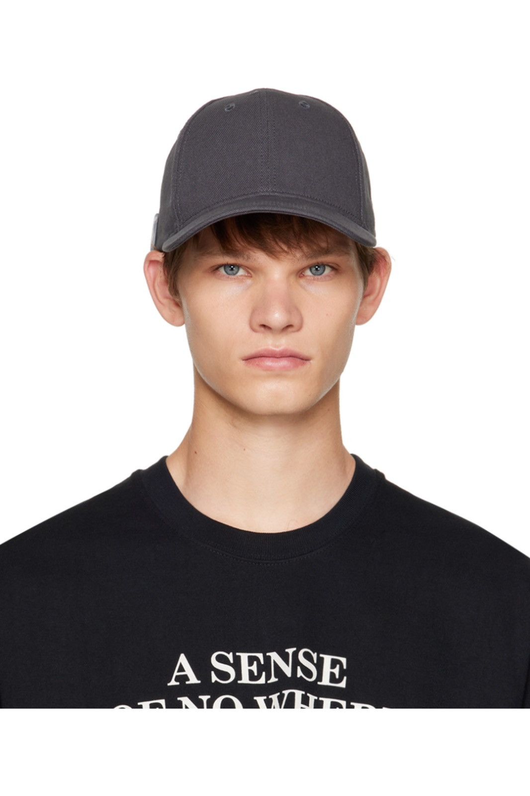 Objects IV Life OBJECTS iV LiFE OBJ._003_805 ASYMMETRiC BUCKLE BASEBALL CAP Size ONE SIZE - 3 Thumbnail