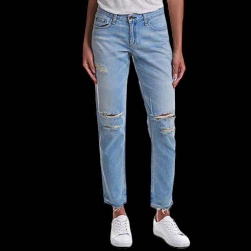 Rag & Bone Rag and Bone Ankle Crop Blue Jeans | Size 26 Size 26" / US 2 / IT 38 - 3 Thumbnail