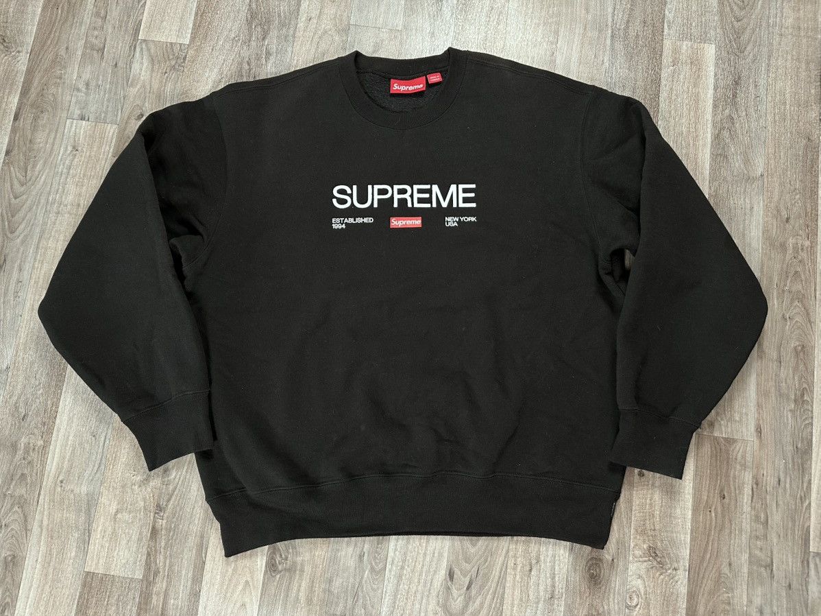 【本物保証 /関税・送料無料】Supreme Nike Jewel Crewneck Buy Supreme x Nike Jewel Crewneck 'Black' - FW20SW87 BLACK