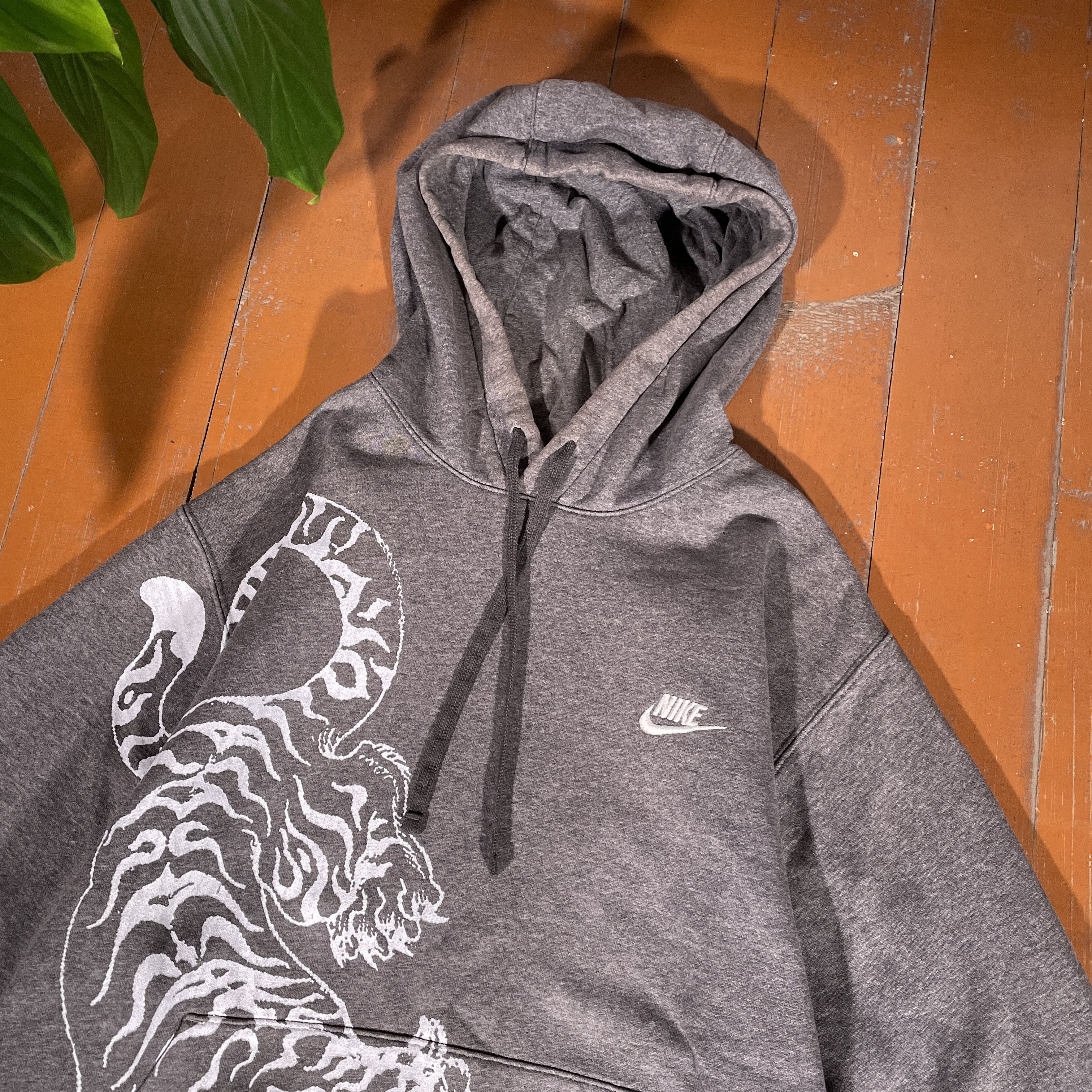 Nike Custom Nike Hoodie Tiger streetwear art grunge opium y2k Size US L / EU 52-54 / 3 - 5 Thumbnail