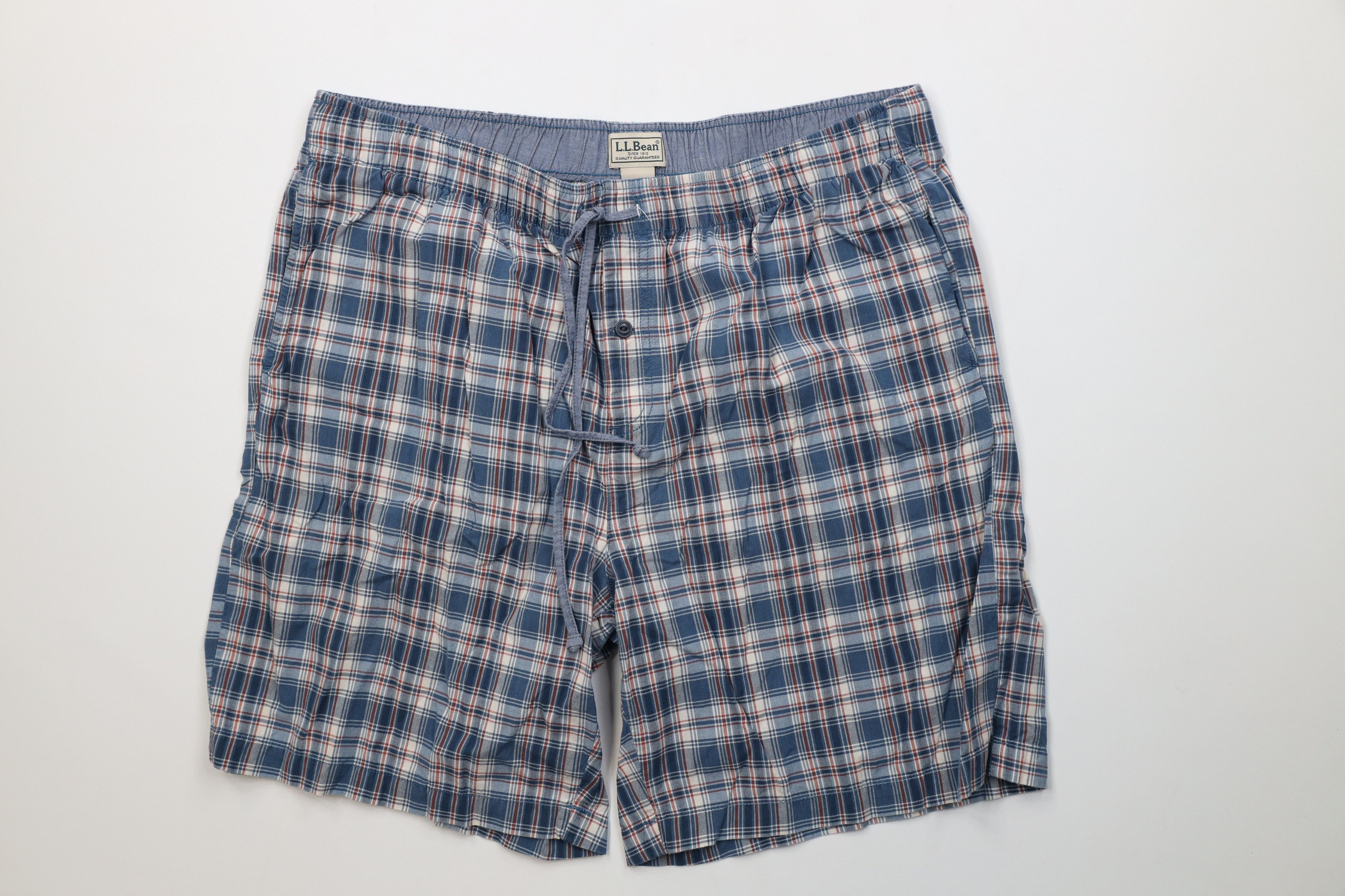 L.L. Bean Vintage Y2K LL Bean Above Knee Pajamas Harem Shorts Plaid Size US 36 / EU 52 - 1 Thumbnail