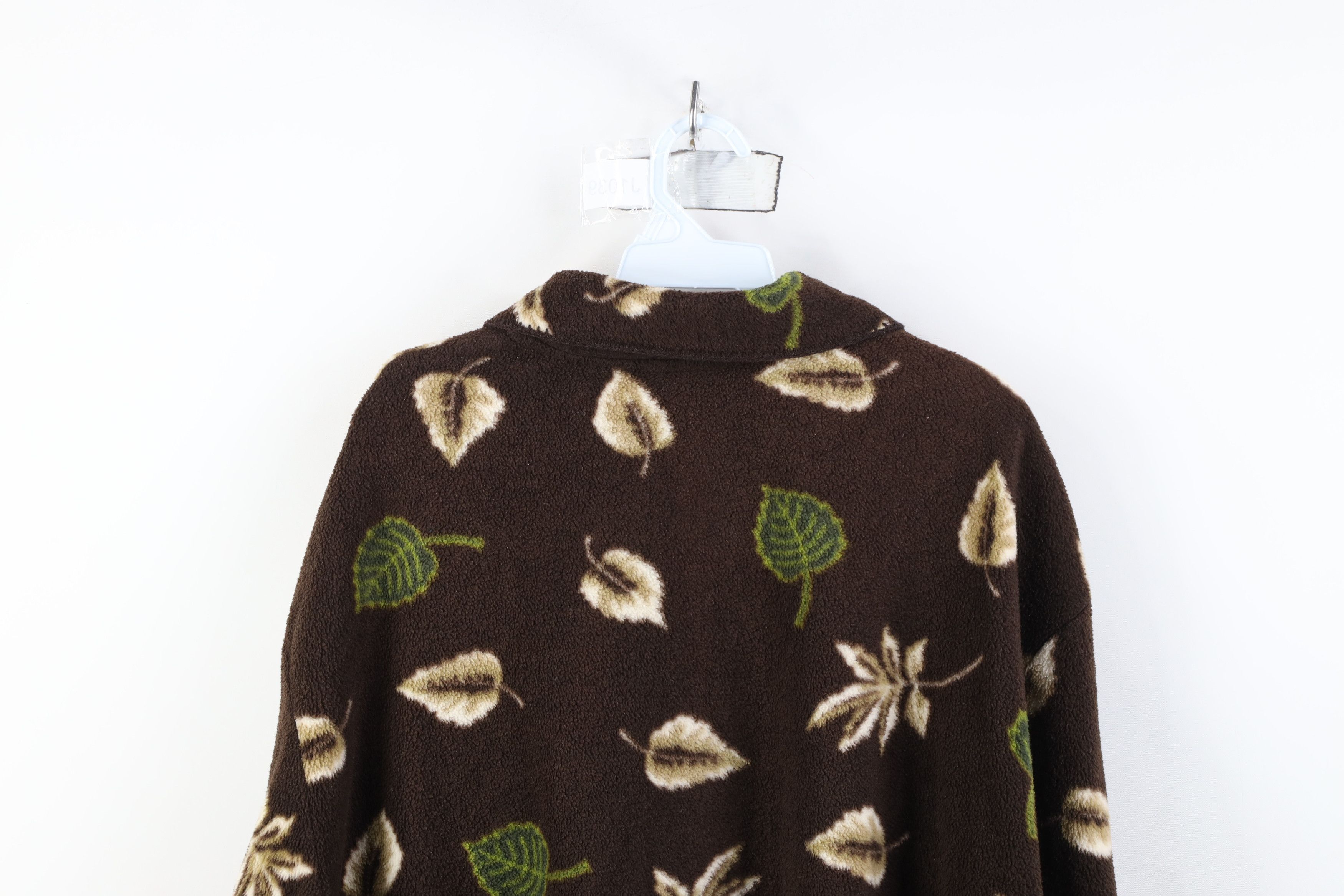 Vintage Vintage 90s Streetwear All Over Print Fleece Shirt Jacket Size 3XL / US 20-22 - 12 Thumbnail