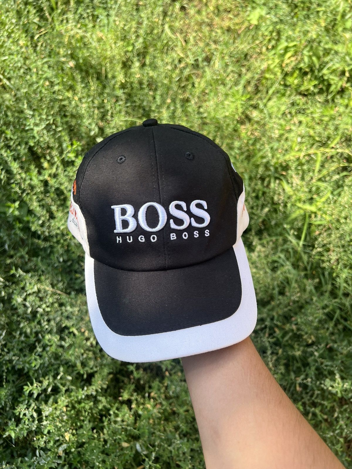 Hugo Boss Vintage Hugo Boss Racing Cap Size ONE SIZE - 2 Thumbnail