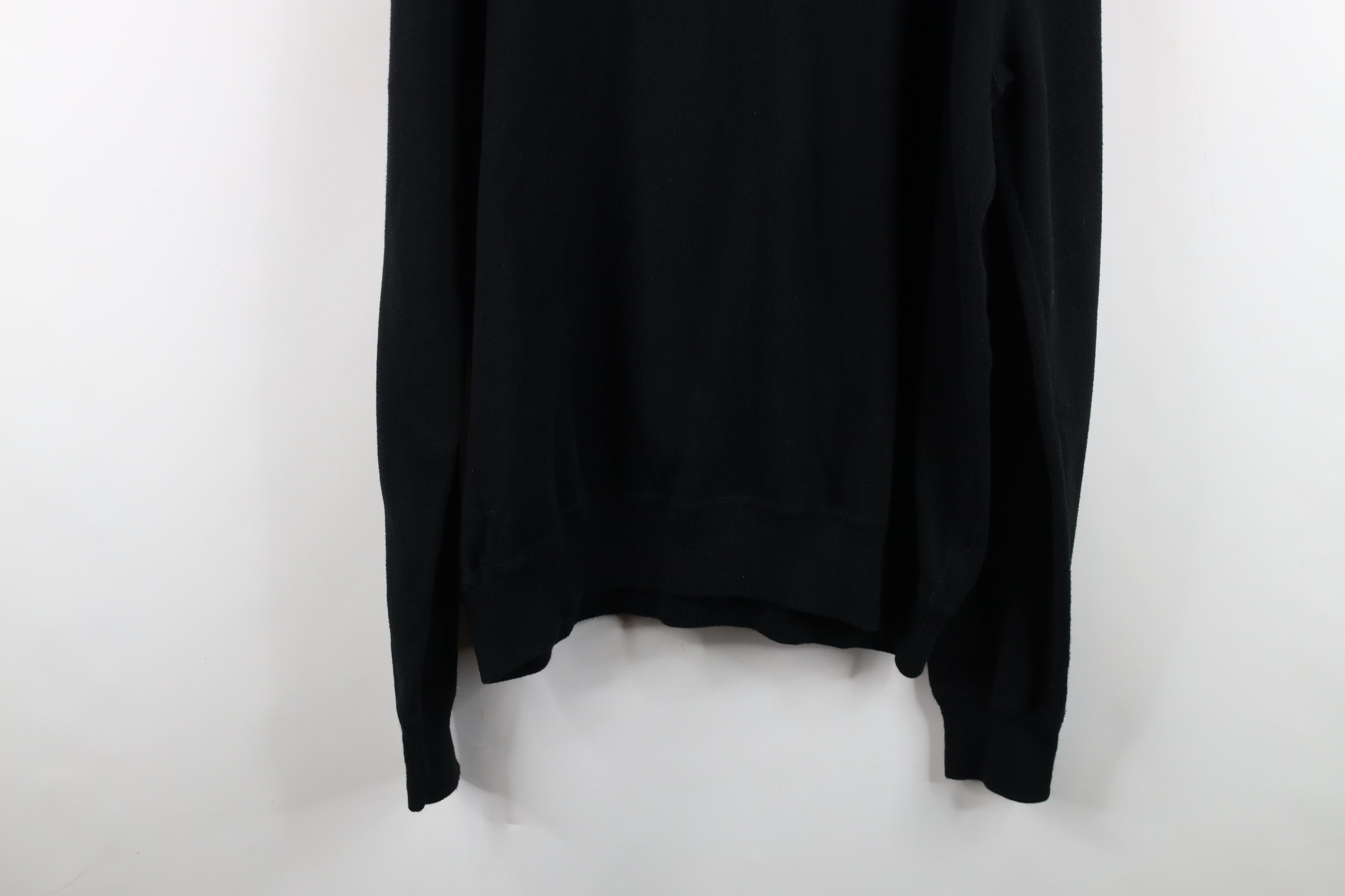 Polo Ralph Lauren Vintage 90s Ralph Lauren Ribbed Knit Crewneck Sweater Black Size US XL / EU 56 / 4 - 14 Thumbnail