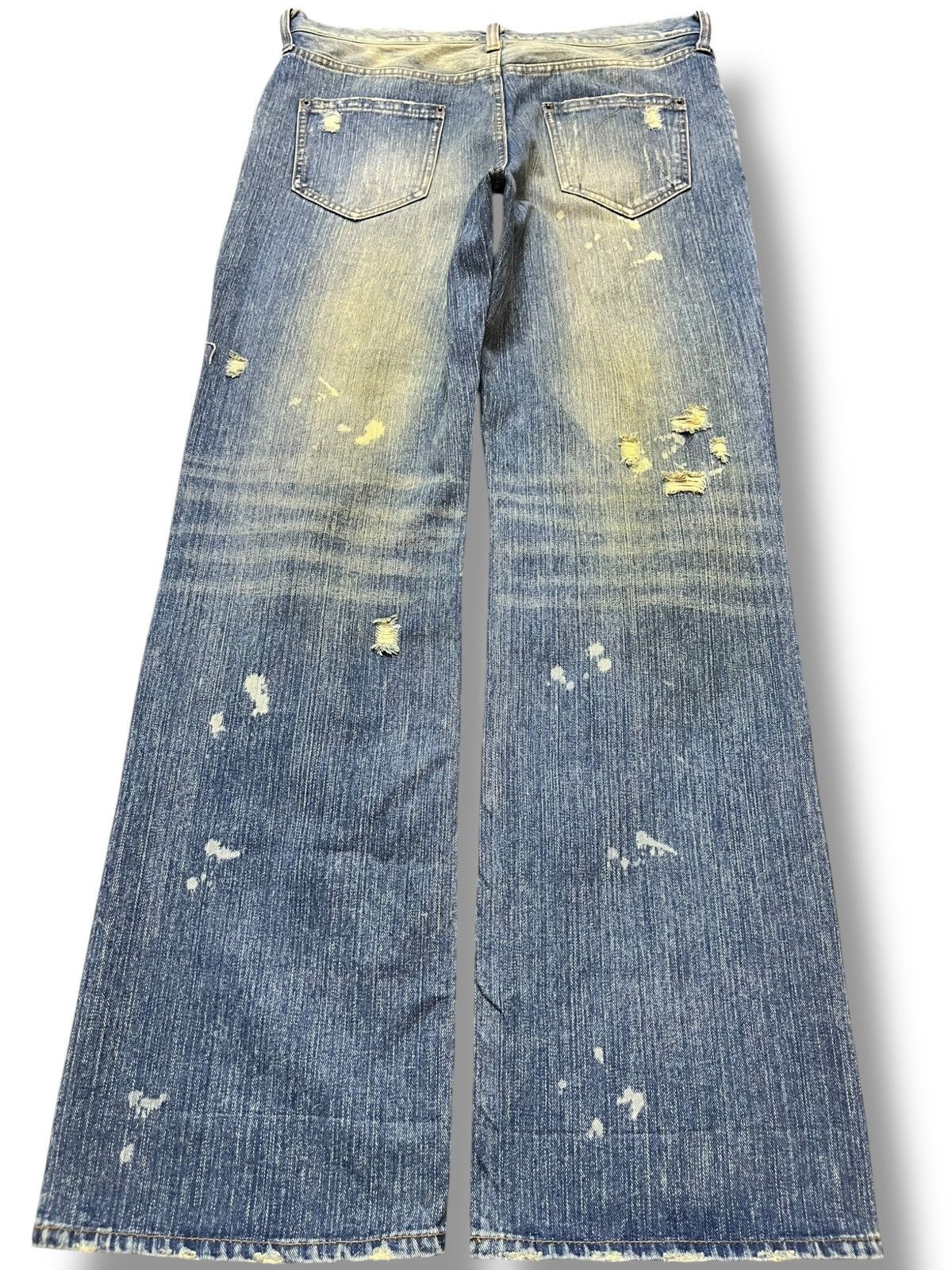 Hysteric Glamour Vintage Japanese Brand Mudwash Ripped Distressed Denim Size US 33 - 5 Thumbnail