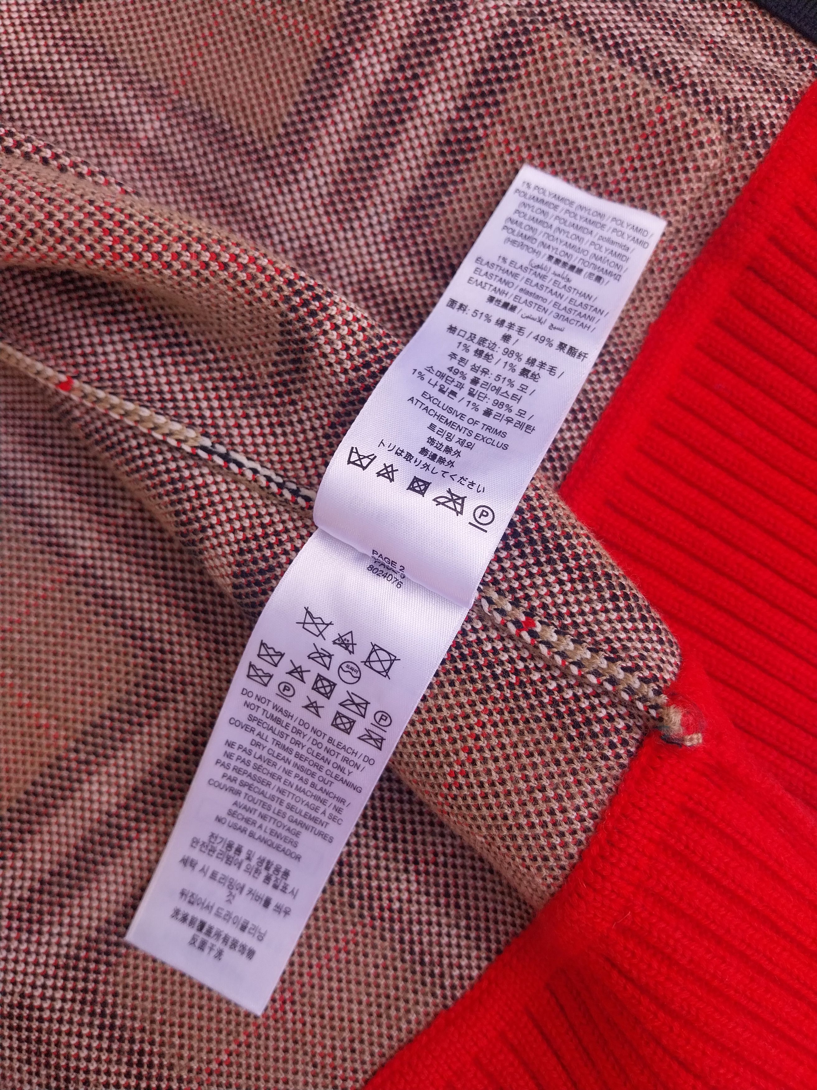 Burberry Plaided Burberry Beige Glaisnock Cardigan Jacket Size L / US 10 / IT 46 - 3 Thumbnail