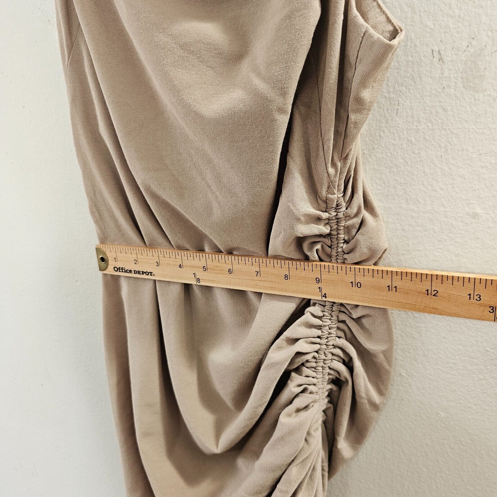 Other Emory Park Beige Maxi Drawstring Square-Neck Split Dress S Size S / US 4 / IT 40 - 9 Thumbnail