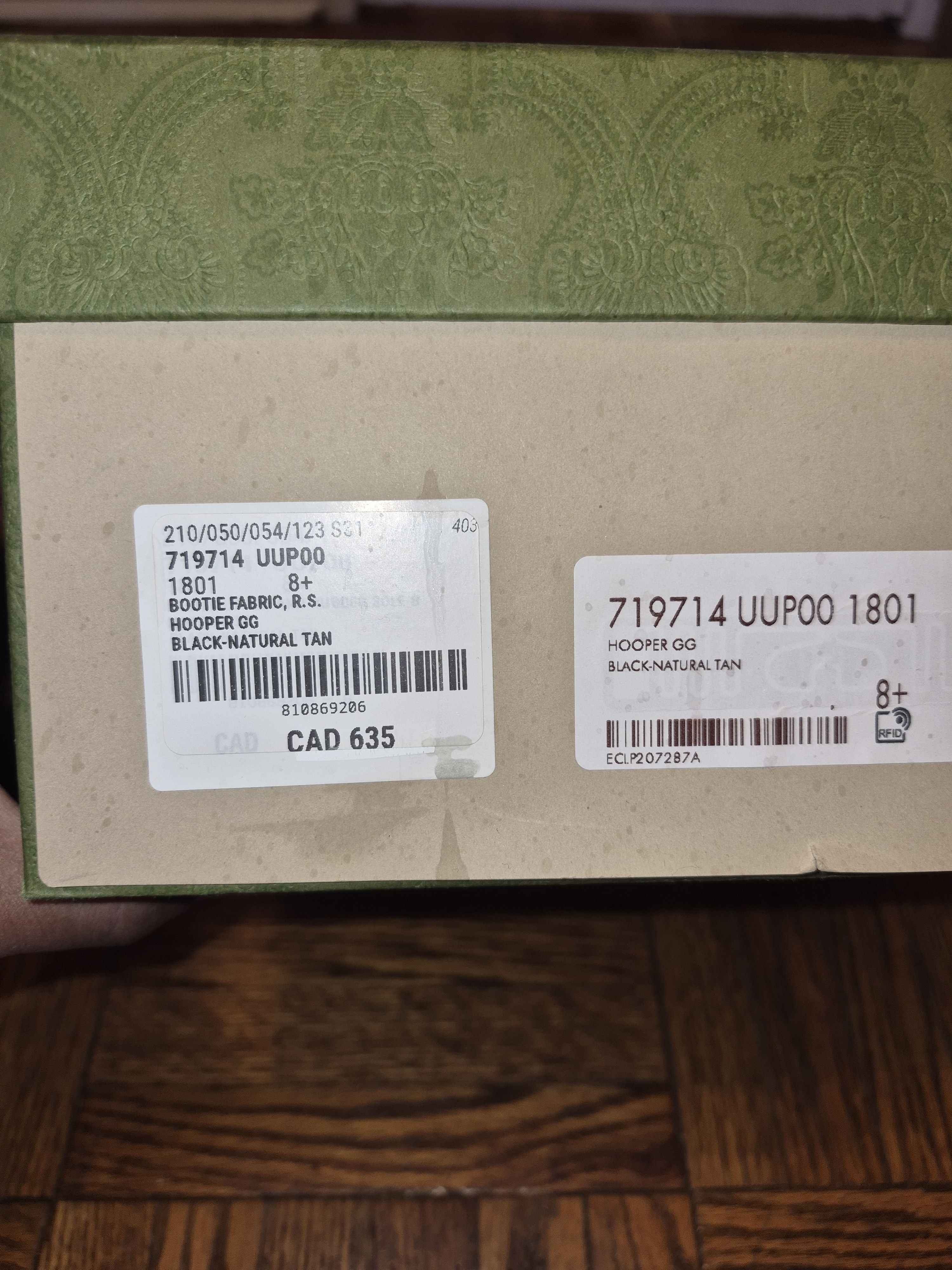 Gucci Men's Gucci Hooper GG Logo Wool Effect Ankle Boots Size US 9.5 / EU 42-43 - 11 Thumbnail
