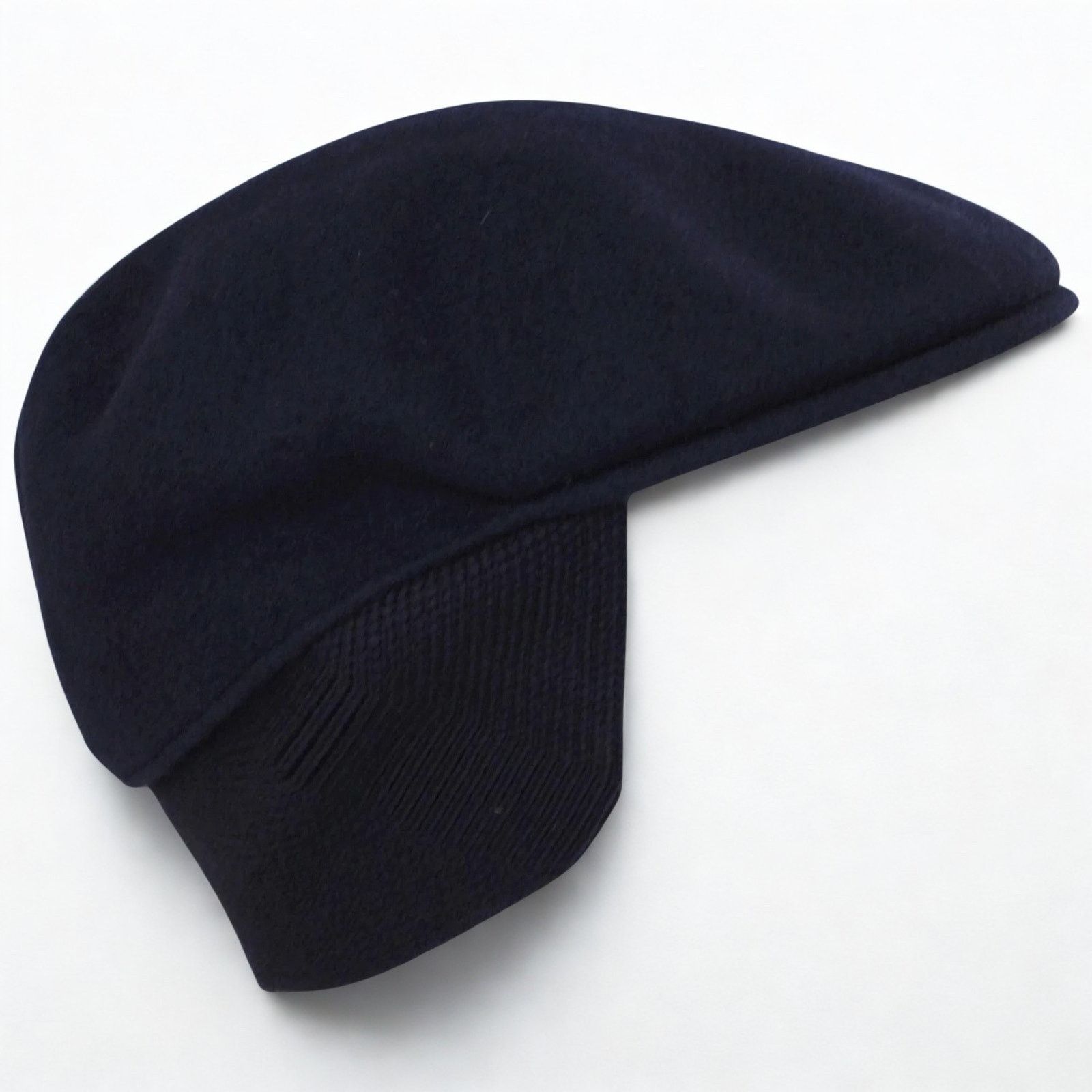 Kangol Kangol 504 Wool Earflap Hat Navy XL Classic Flat Felt Cap Size ONE SIZE - 5 Thumbnail