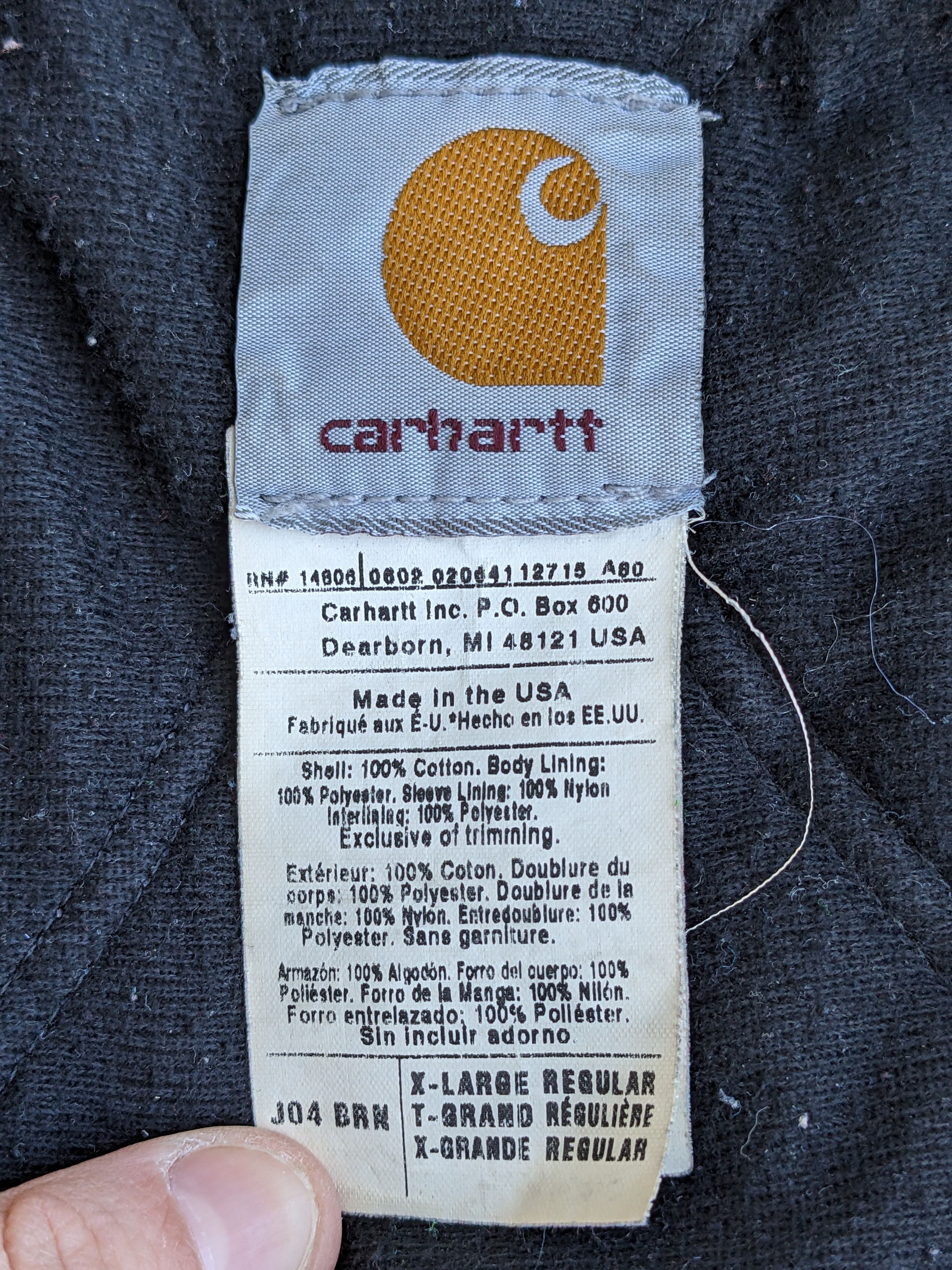 Carhartt × Vintage Vintage Y2K Carhartt Jacket Made in the USA Size US XL / EU 56 / 4 - 12 Thumbnail