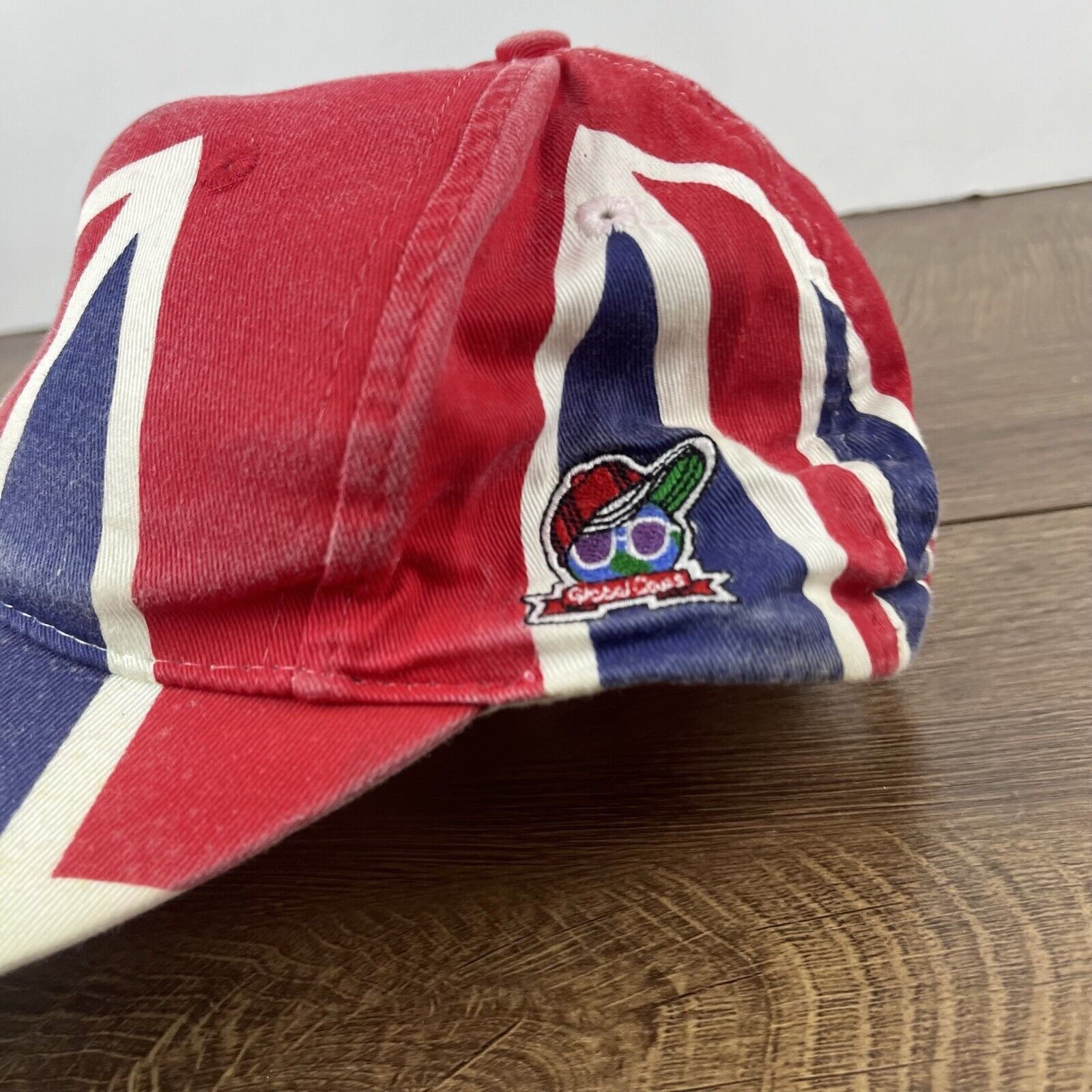 Other Great Britian Hat Red Blue Snapback Hat Red Hat Adjustable R Size ONE SIZE - 8 Thumbnail