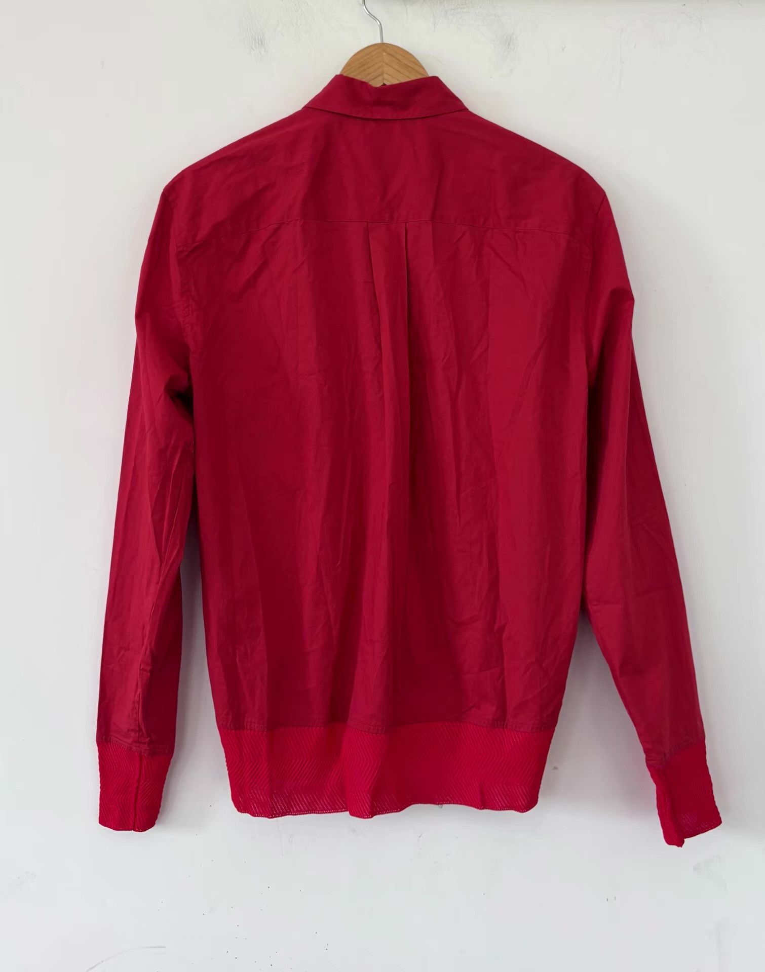 Emporio Armani Emporio Armani Men's Red Long Sleeve Shirt Ｑ21 Size US S / EU 44-46 / 1 - 2 Thumbnail