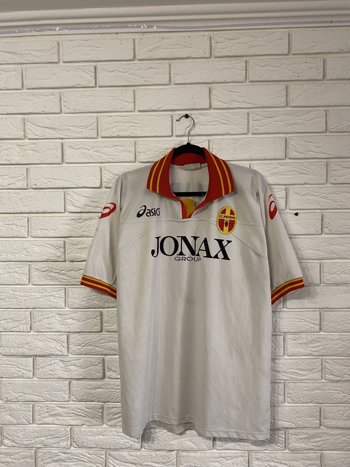 Asics Vintage ASICS ACR Messina Away Jersey - S. Marra #6 -2001/02 Size US XL / EU 56 / 4 - 1 Thumbnail