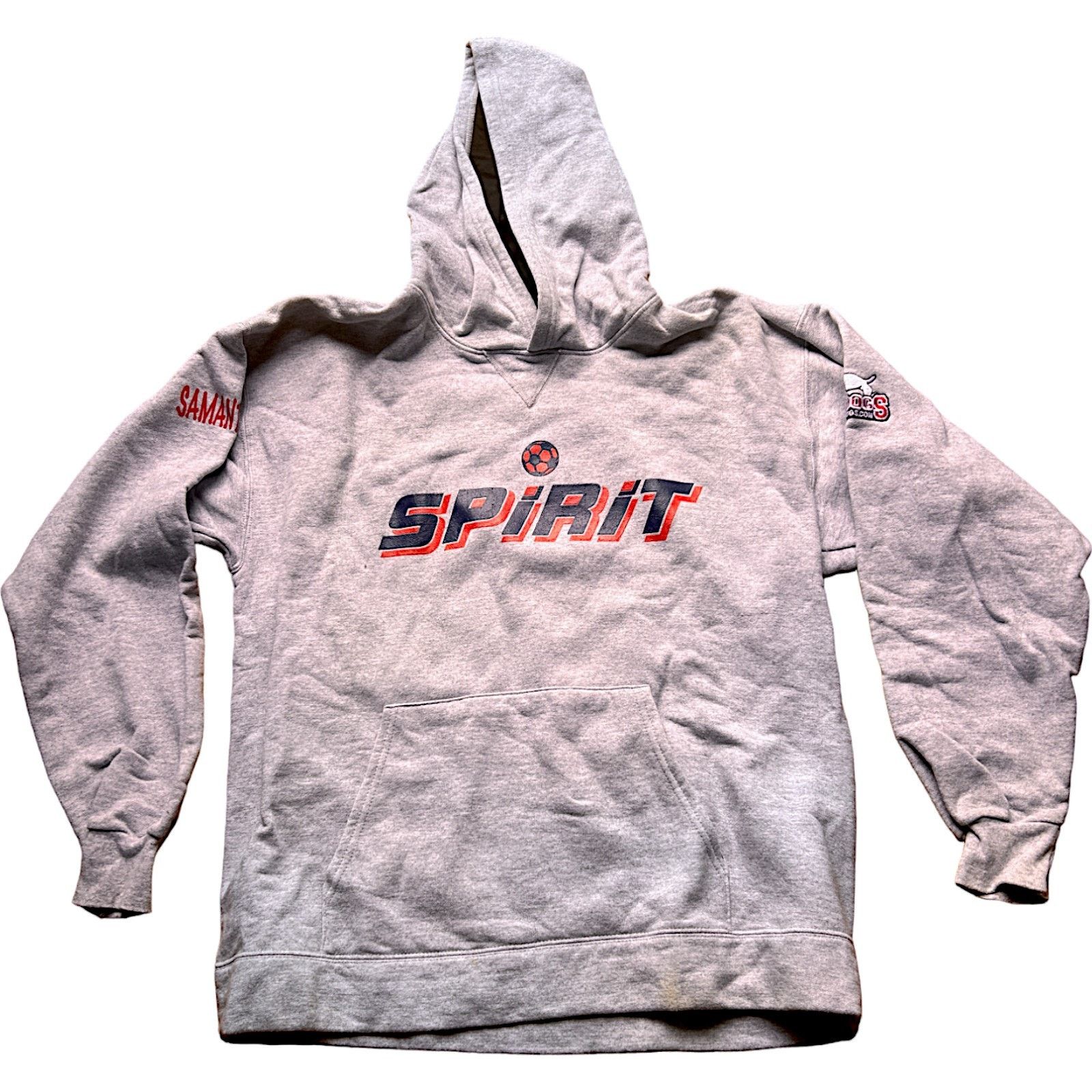 Hanes Spirit Club Soccer Gray Hoodie Sweatshirt #31 Adult M 38-40 Size M / US 6-8 / IT 42-44 - 1 Thumbnail