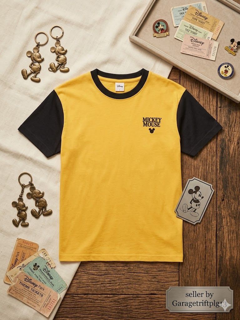 Disney KAOS VINTAGE MICKEY MOUSE Size US S / EU 44-46 / 1 - 1 Thumbnail