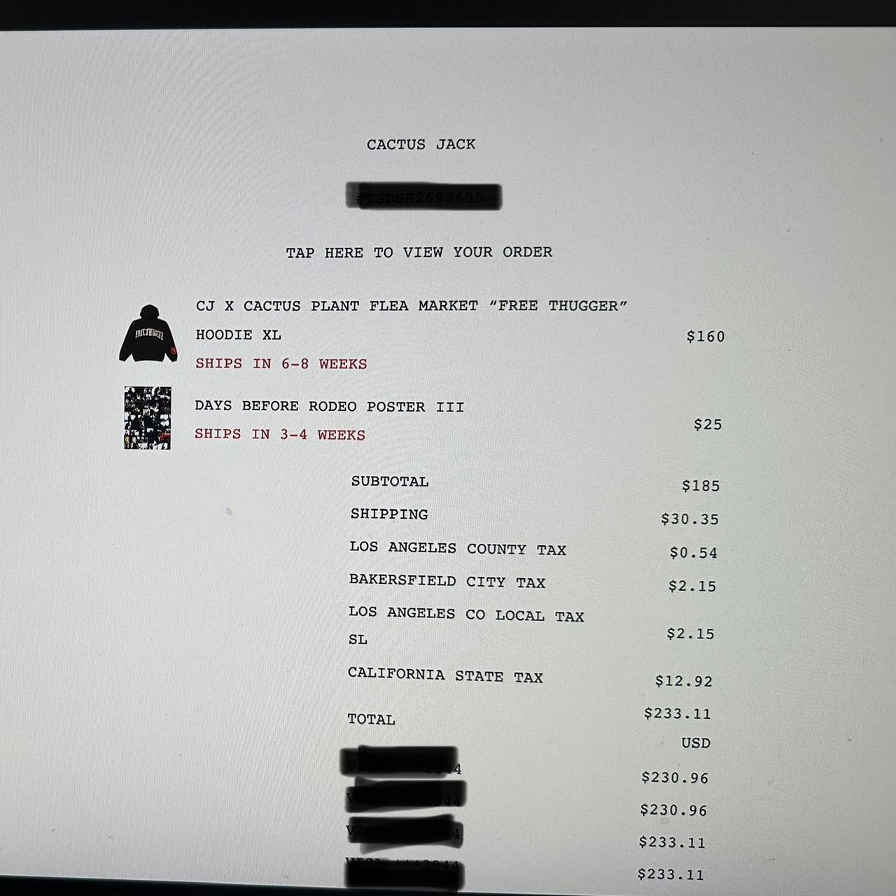 Travis Scott Travis Scott Free Thugger Hoodie Size US XL / EU 56 / 4 - 4 Thumbnail