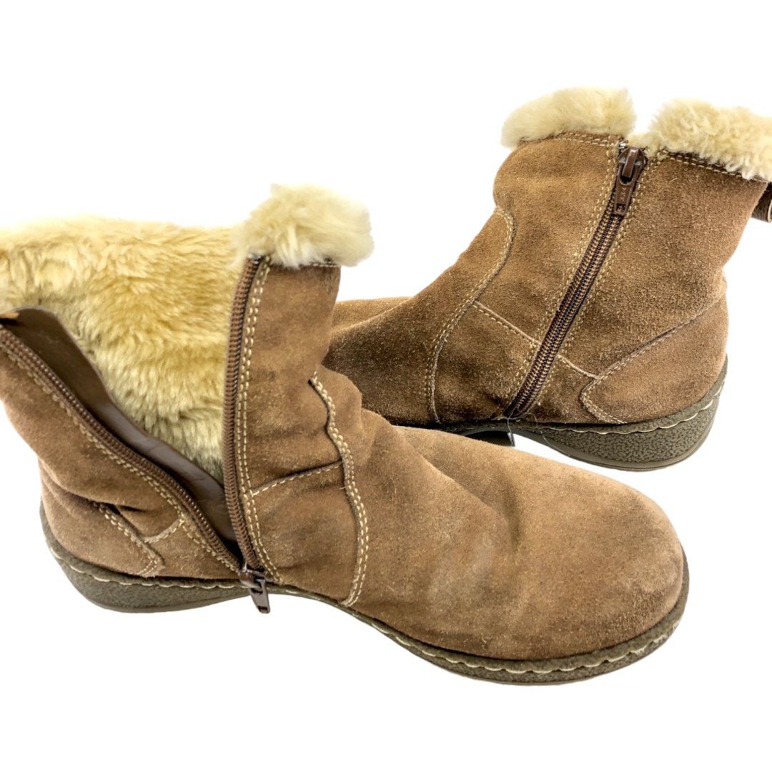 St. Johns Bay St John's Bay Faux Fur Lined Boots w Zipper - Womens Size 8M Size US 8 / IT 38 - 8 Thumbnail