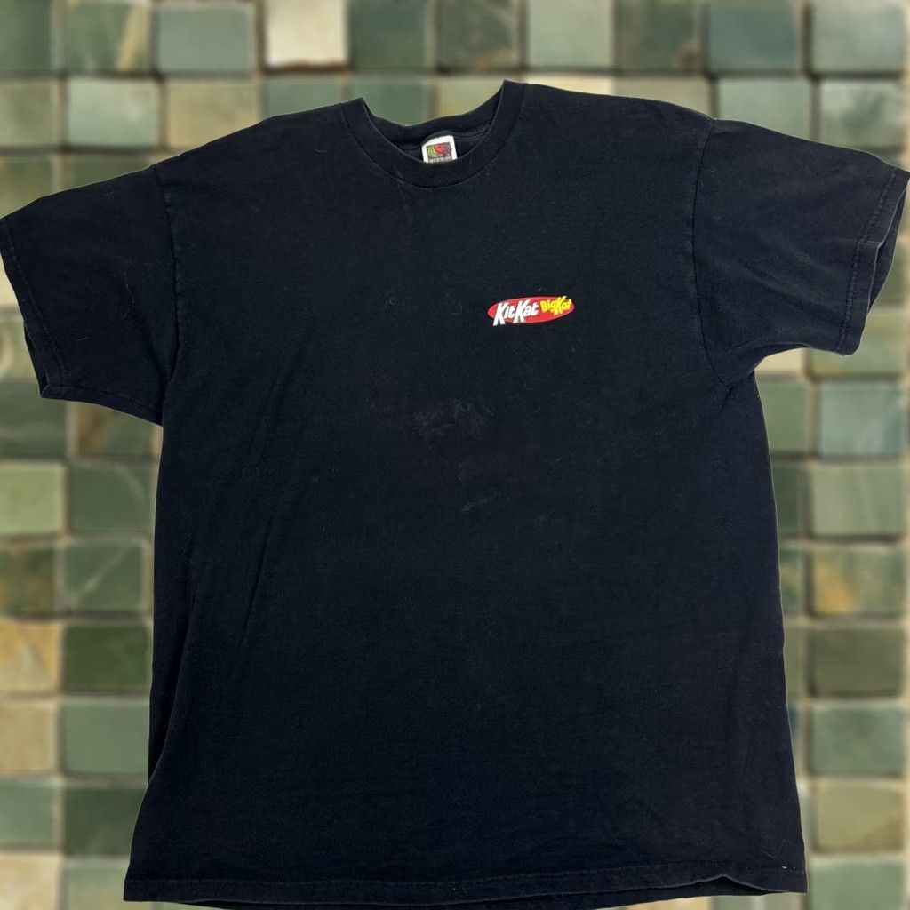 Fruit Of The Loom VINTAGE Fruit Of The Loom T Shirt Men’s XXL Black KitKat Big Kat Mens 2XL Black T-Shirt Size US XXL / EU 58 / 5 - 1 Thumbnail