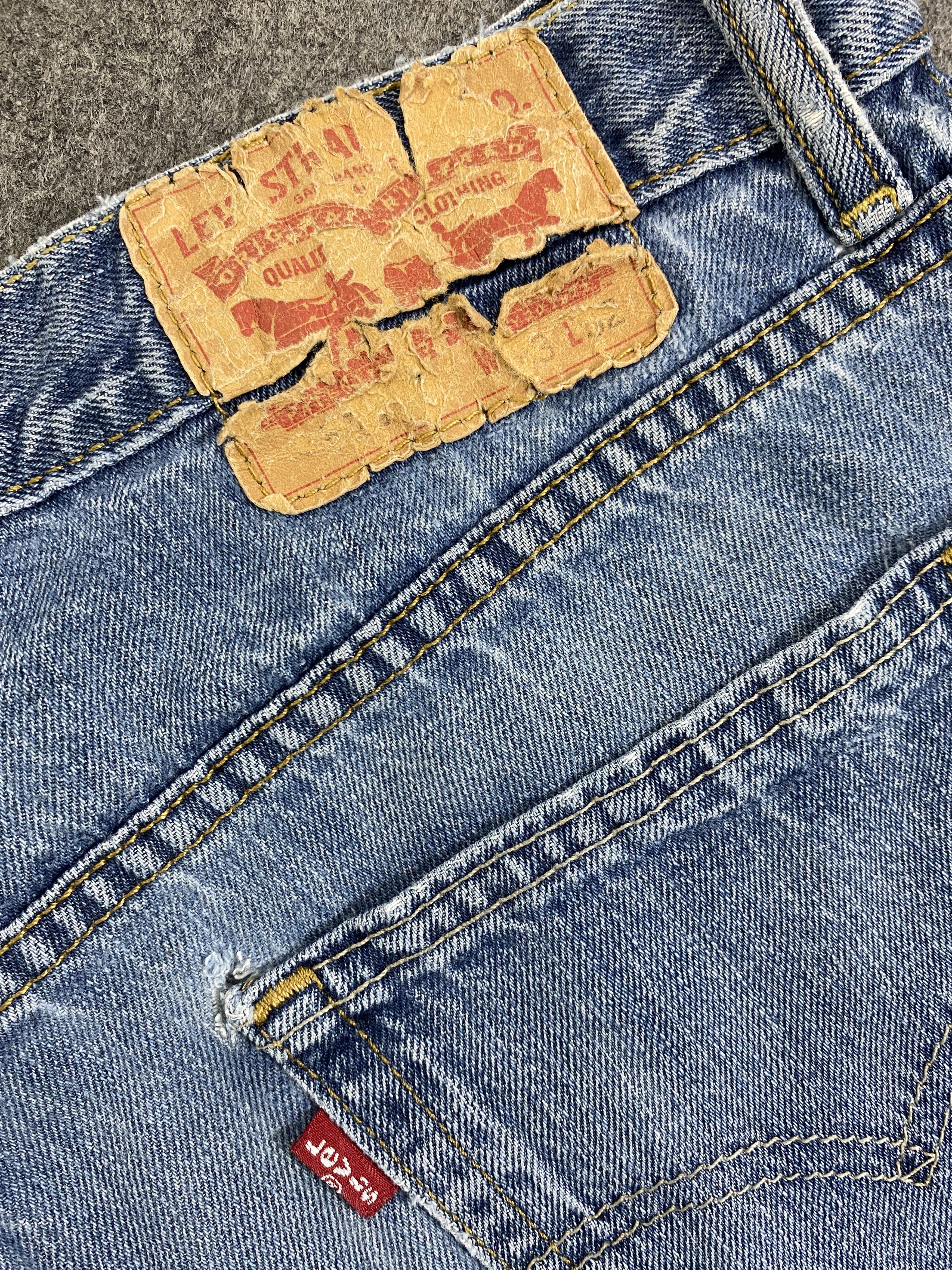 Levi's Blue Wash Vintage Levi's 514 Jeans 34x31.5 Denim JN2143 Size US 34 / EU 50 - 10 Thumbnail