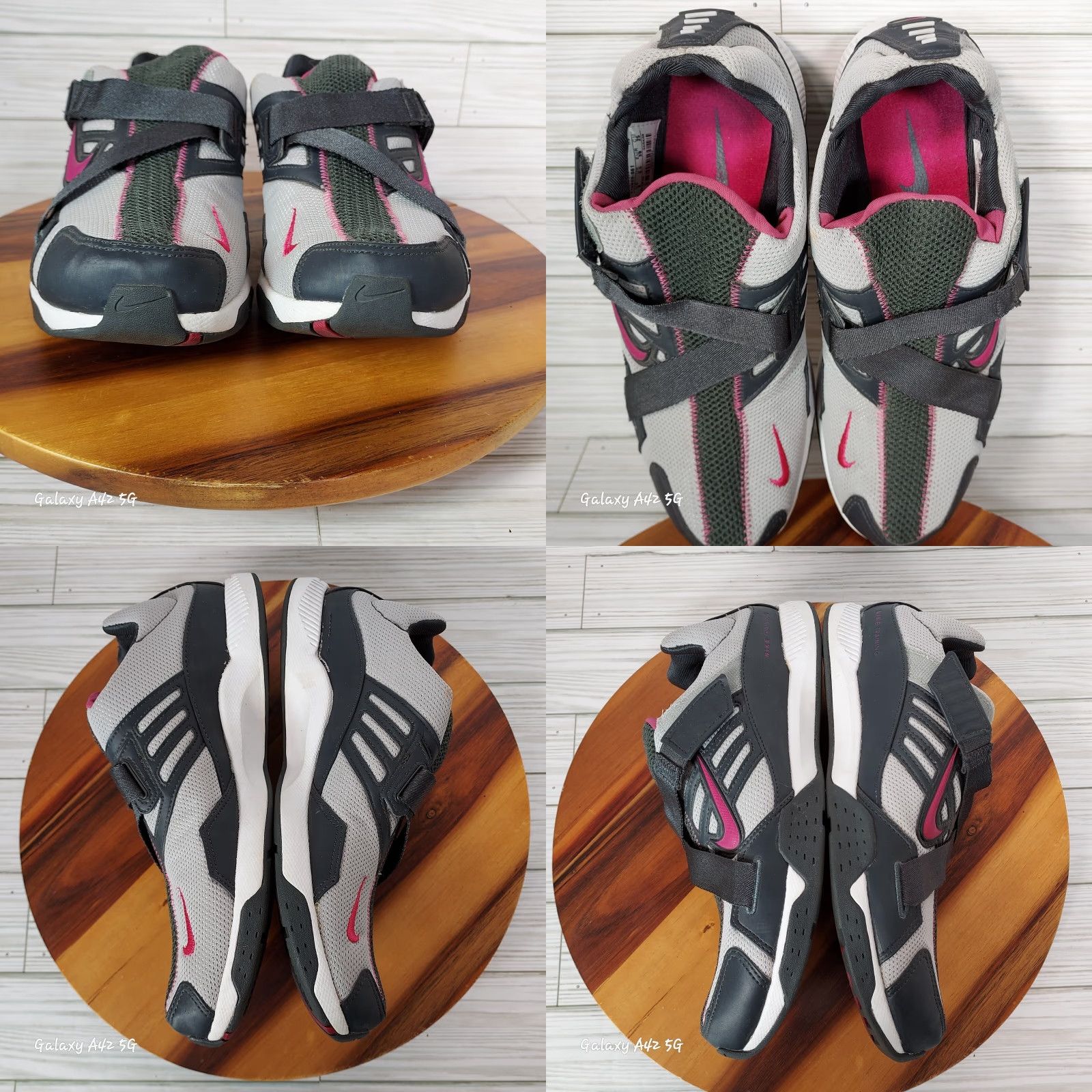 Nike Nike Womens Air Training 313620-061 Gray Pink Sneaker Shoes Low Top Size 8 Womens Sneaker Gray Pink Nike Air Training Low Top Size 8 Size M / US 6-8 / IT 42-44 - 8 Thumbnail