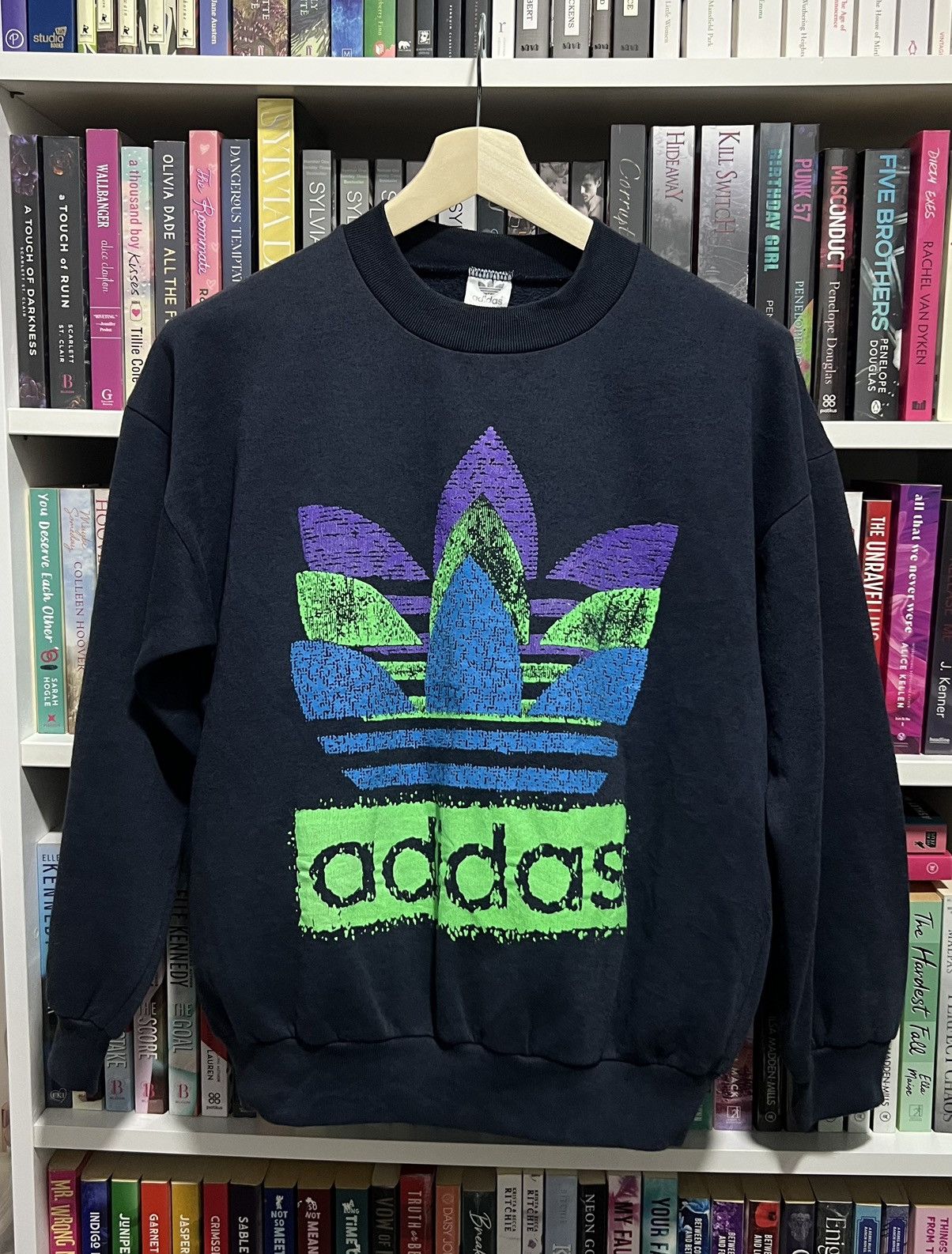 Adidas Vintage Adidas Trefoil Jumper Size US S / EU 44-46 / 1 - 1 Thumbnail