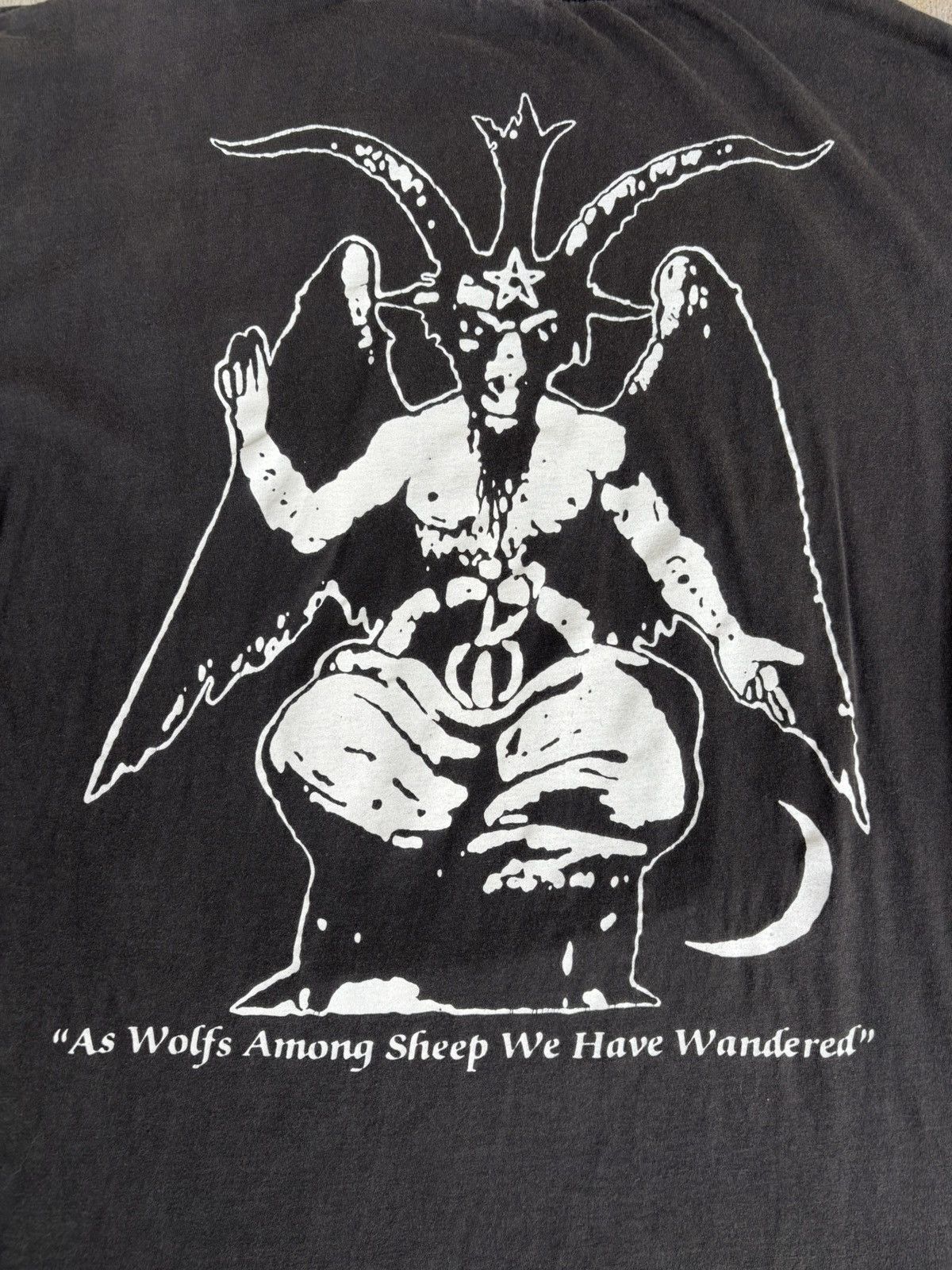 Band Tees Vintage 90s Darkthrone Baphomet T Shirt Size US XL / EU 56 / 4 - 3 Thumbnail