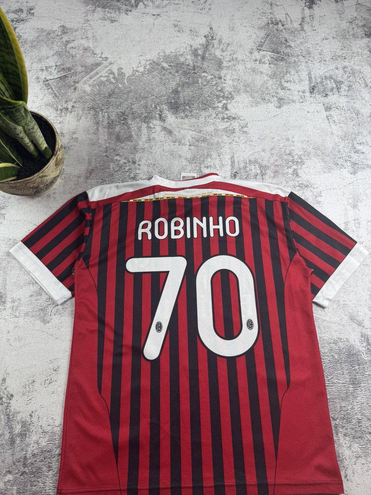 Vintage Milan Vintage Robinho Retro 2011 2012 Football Shirt Soccer Jersey T Shirt Tee Size US S / EU 44-46 / 1 - 16 Thumbnail