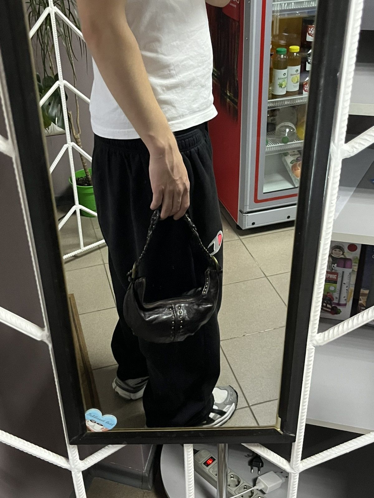 Hysteric Glamour × Japanese Brand Vintage Leather Handle Bag Size ONE SIZE - 6 Thumbnail