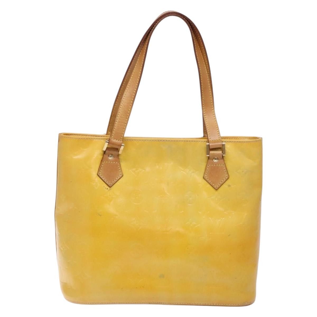Louis Vuitton LOUIS VUITTON Monogram Vernis Houston Hand Bag Gris M91053 Size ONE SIZE - 2 Thumbnail