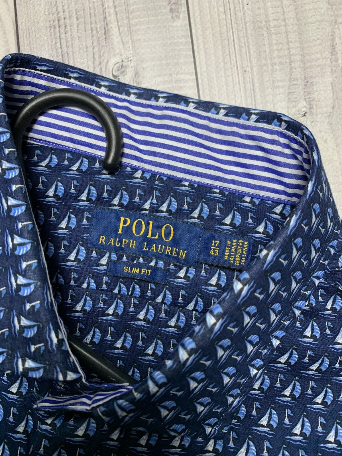 Polo Ralph Lauren × Vintage Polo Ralph Lauren monogram shirt size M/L rare logo Size US L / EU 52-54 / 3 - 3 Thumbnail