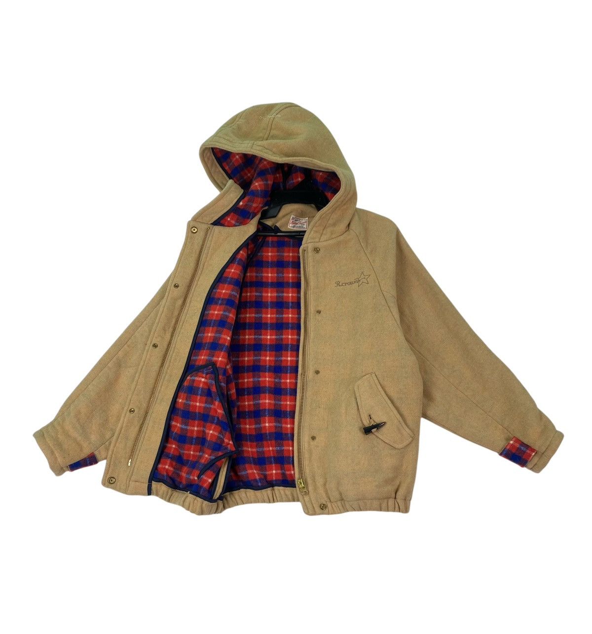 Japanese Brand Rodeo Crown japan classic tartan plaid lined warm jacket Size US S / EU 44-46 / 1 - 3 Thumbnail