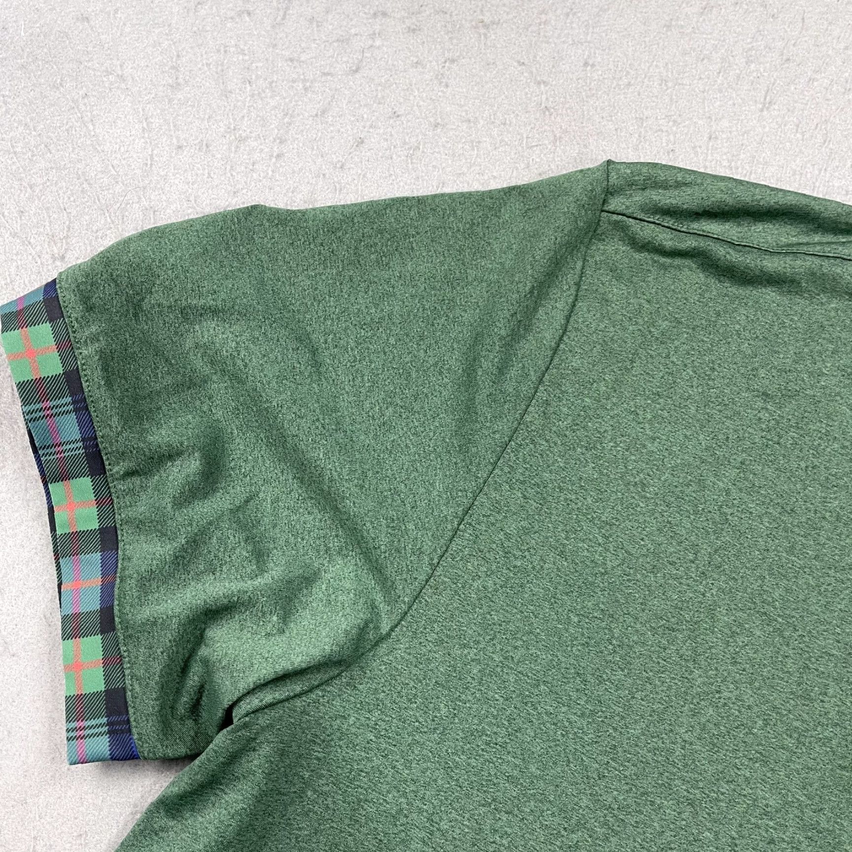Vintage William Murray Polo Shirt Mens L Green Logo Performance Golf Stretch Shirt Size US L / EU 52-54 / 3 - 4 Thumbnail