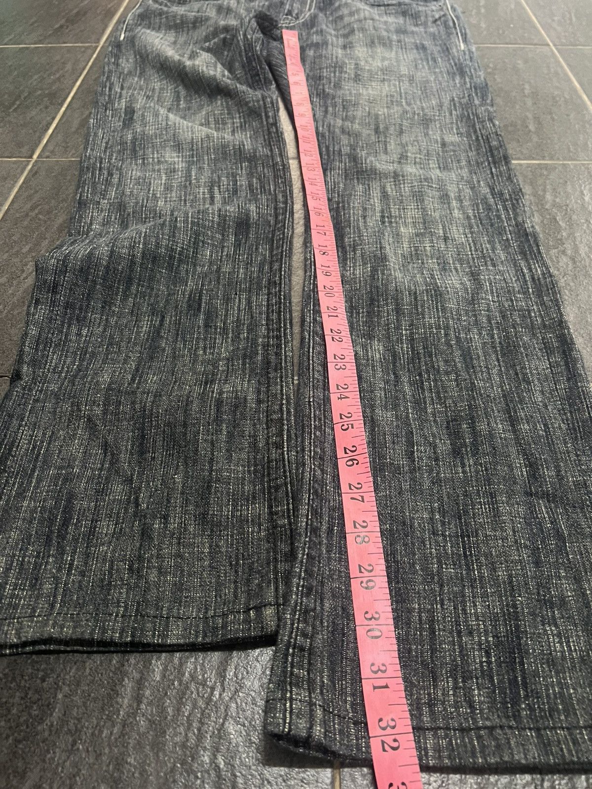 JNCO Vintage Y2K JNCO Cross Dark Wash Jeans Straight Denim Size US 32 / EU 48 - 23 Thumbnail