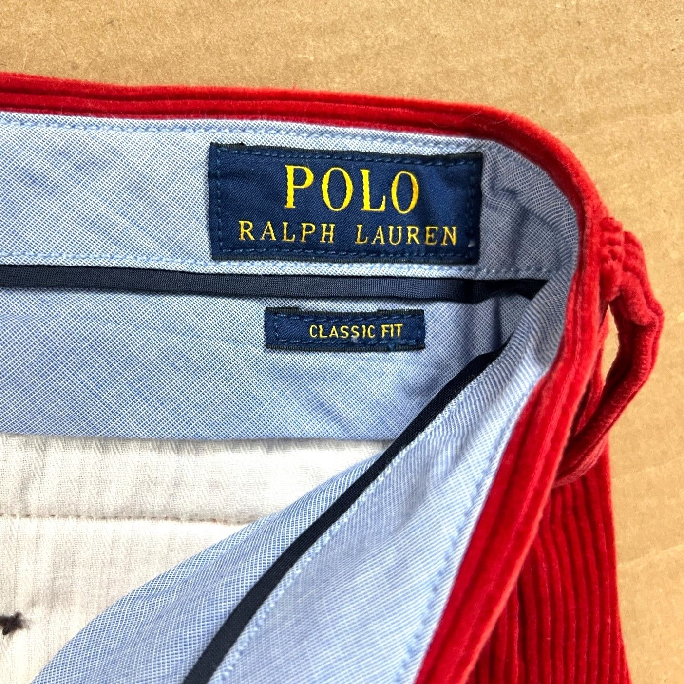 Polo Ralph Lauren Polo Ralph Lauren Mens Corduroy Pants size 42/30 Red Classic Size US 42 / EU 58 - 4 Thumbnail