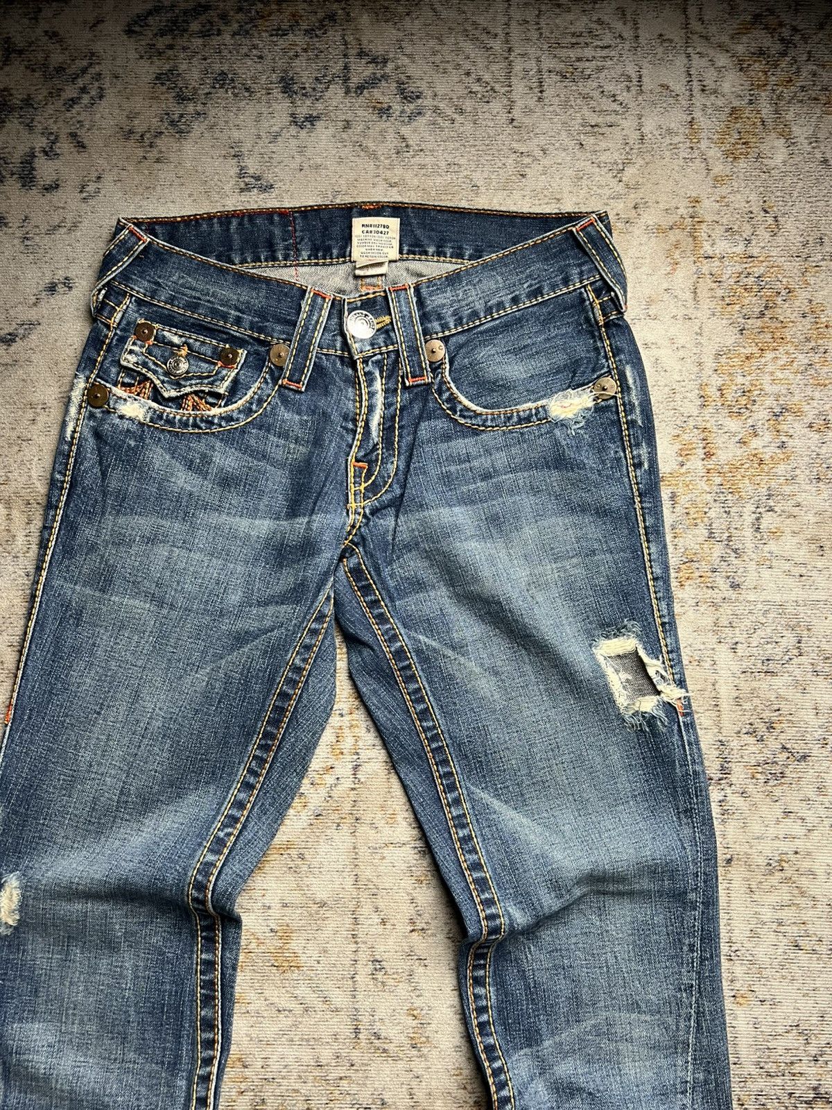 True Religion Flared True Religion Rainbow Joey Bootcut Jeans Size US 30 / EU 46 - 4 Thumbnail