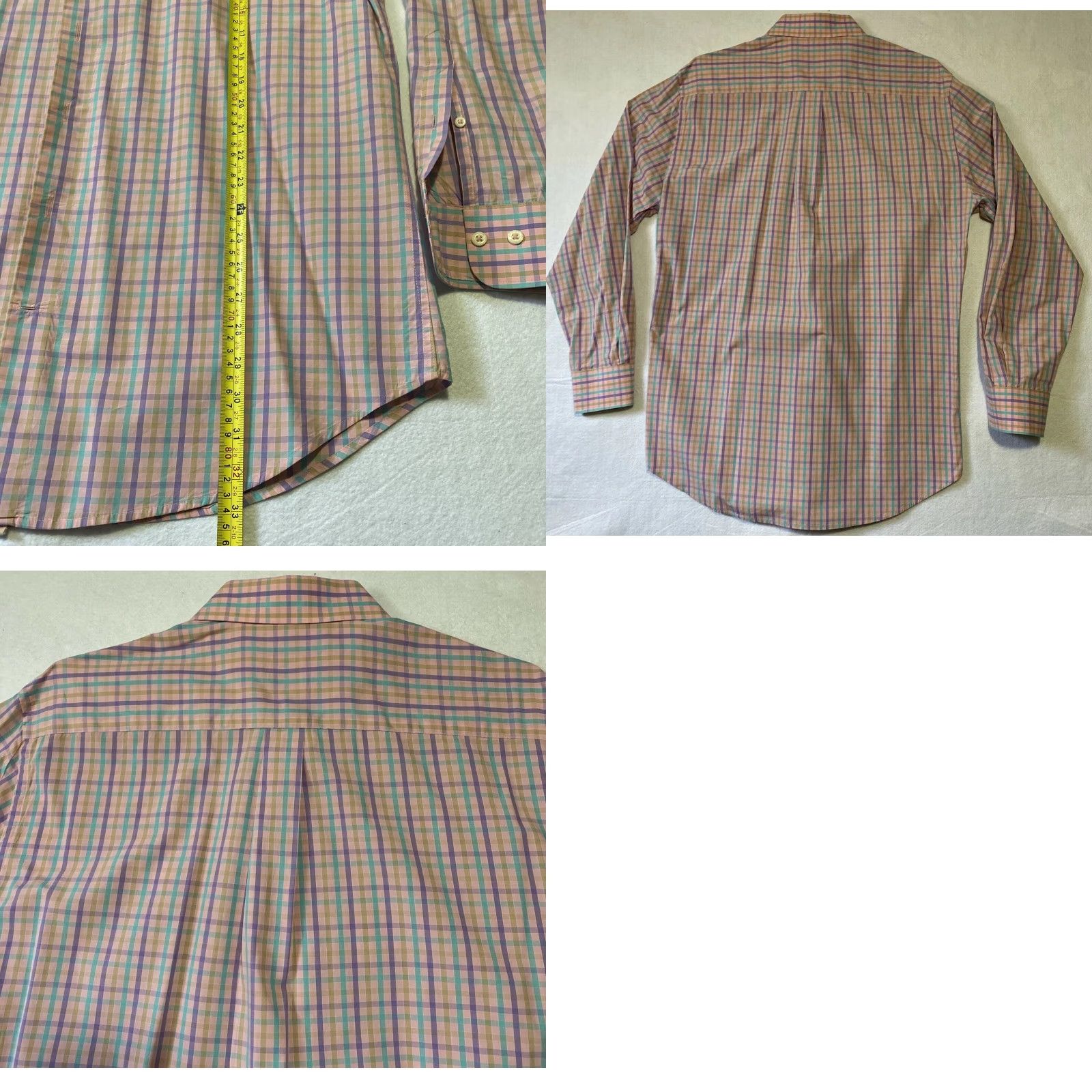 Peter Millar Peter Millar Button-Down Dress Shirt Men L Multicolor Long Sleeve Non-Iron Pockets 26-22 Size US L / EU 52-54 / 3 - 8 Thumbnail