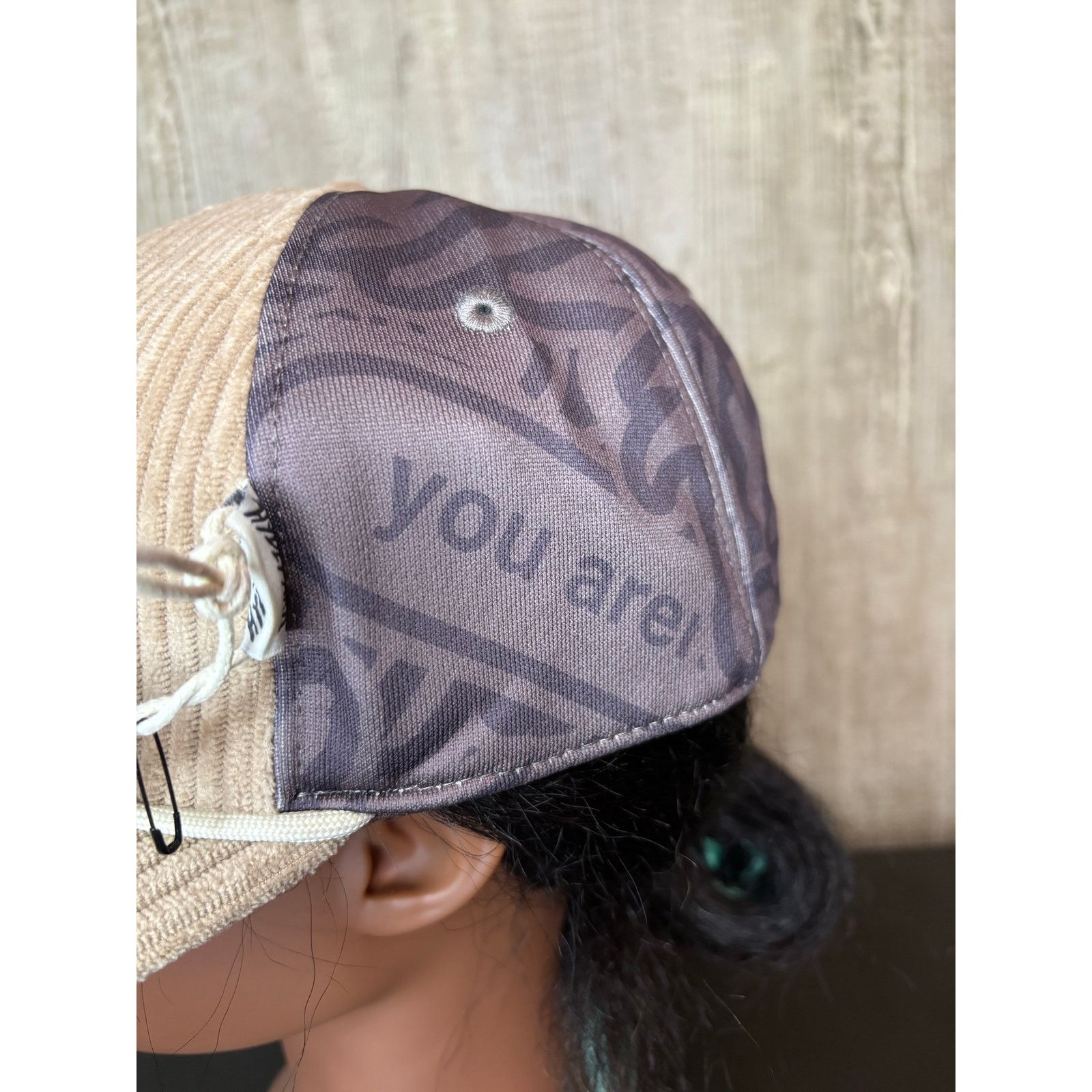 Other NWT in Bag, Mens Hyde Park Corduroy Trucker Hat (blk sand) Size ONE SIZE - 3 Thumbnail