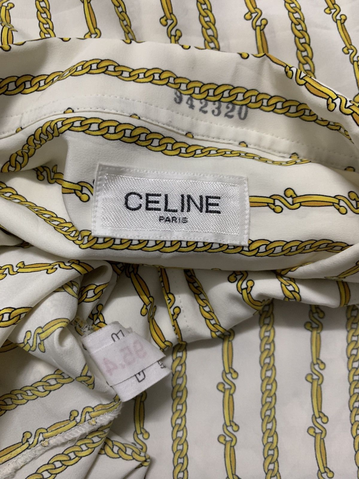 Celine CELINE gold chain stripes Size M / US 6-8 / IT 42-44 - 8 Thumbnail