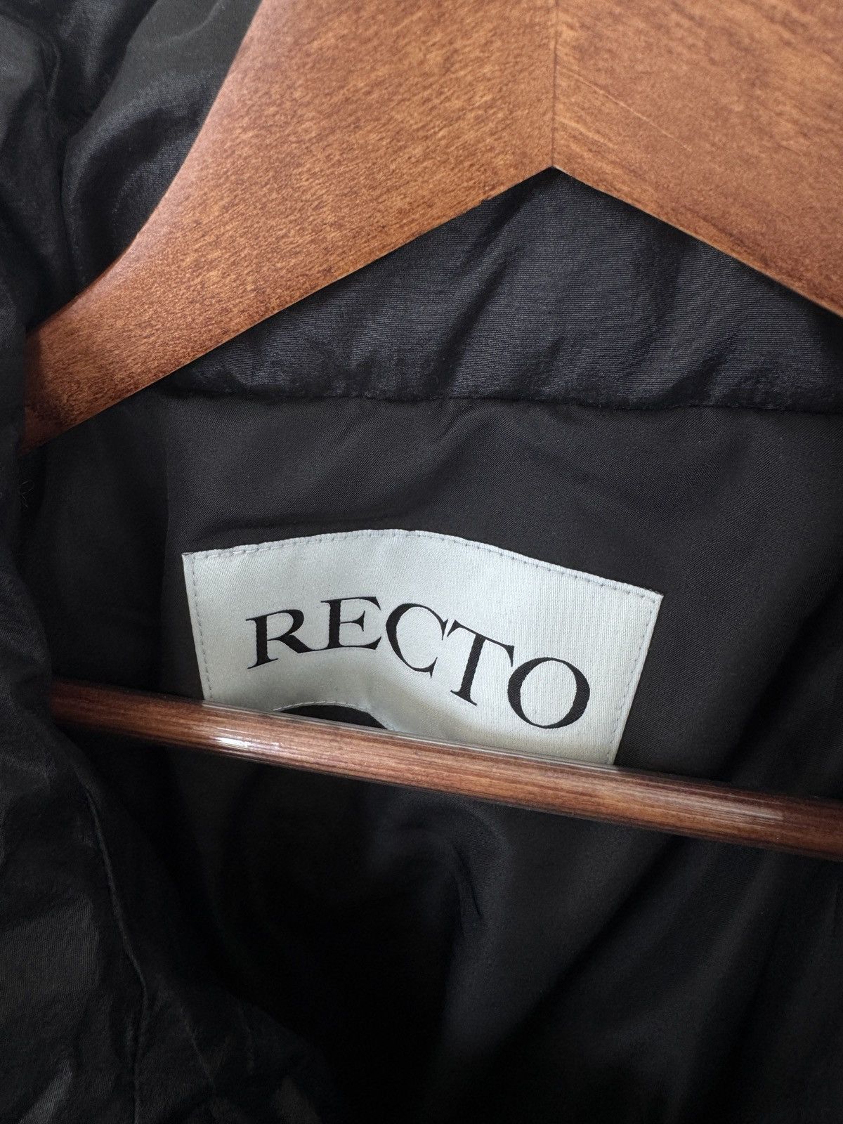 RECTO Recto Black Shining Down Jacket (w/ tags) Size US XL / EU 56 / 4 - 4 Thumbnail