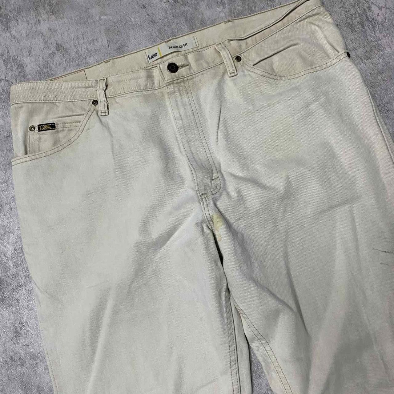 Lee Tan and cream vintage Lee jeans jeans Size US 36 / EU 52 - 3 Thumbnail